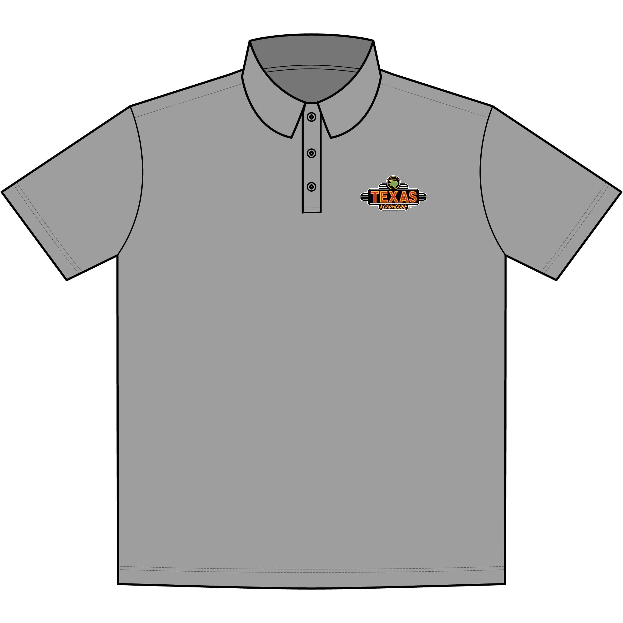 Texas Roadhouse Men's Port Authority Silk Touch Performance Polo
