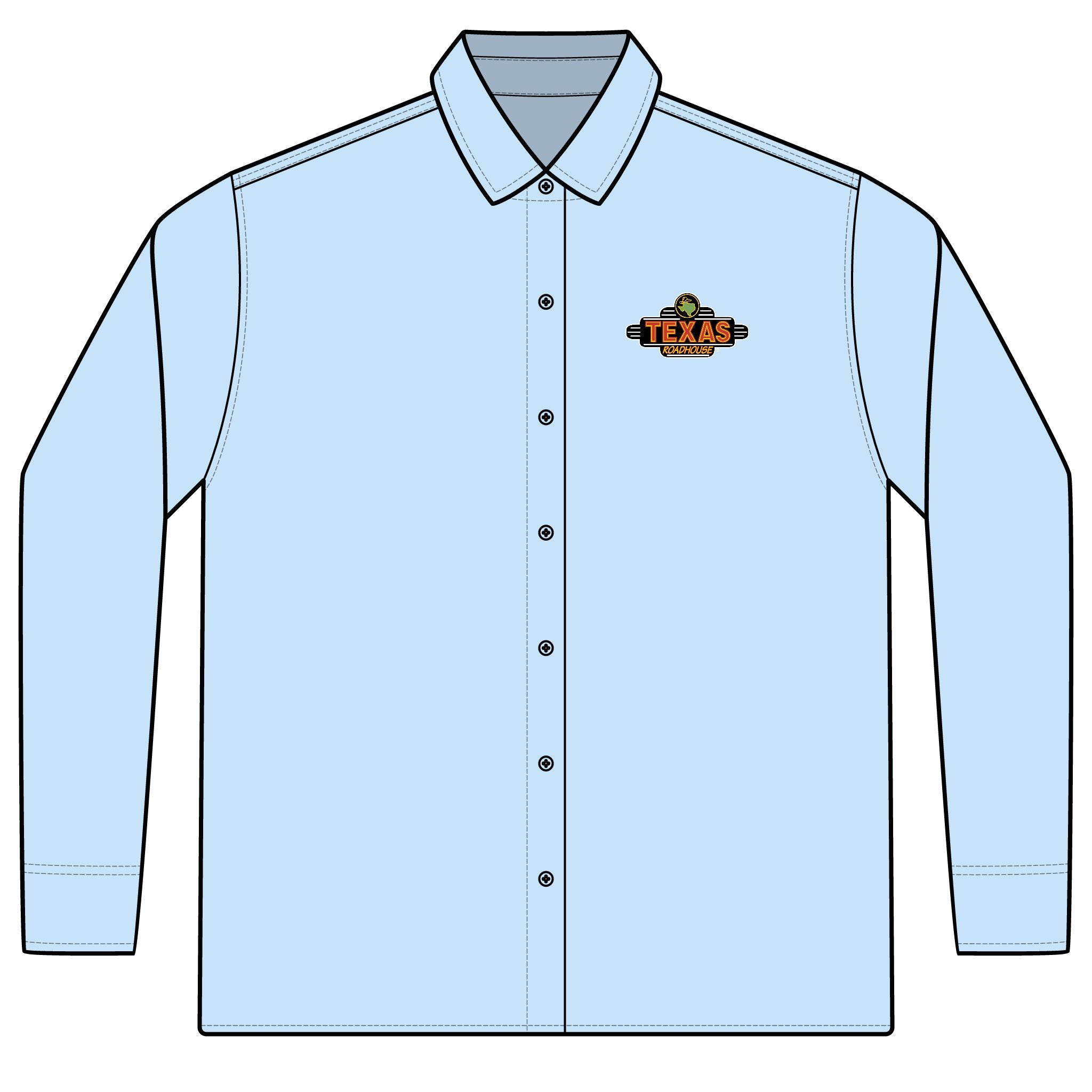 Texas Roadhouse Women's Mercer+Mettle Long Sleeve Stretch Woven Shirt