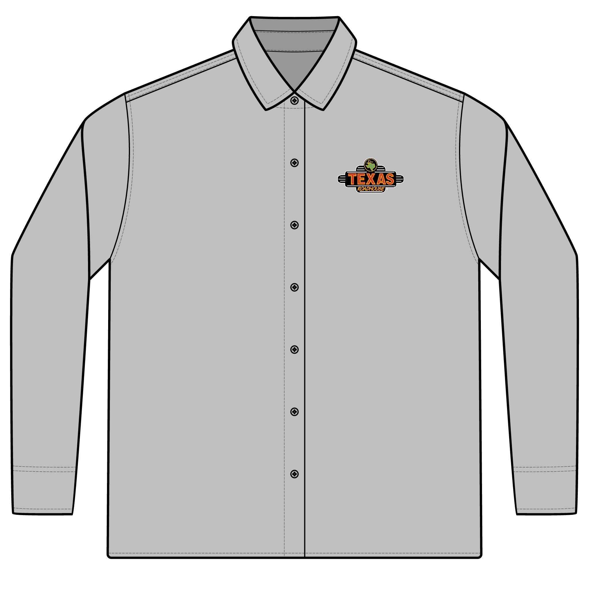 Texas Roadhouse Women's Mercer+Mettle Long Sleeve Stretch Woven Shirt