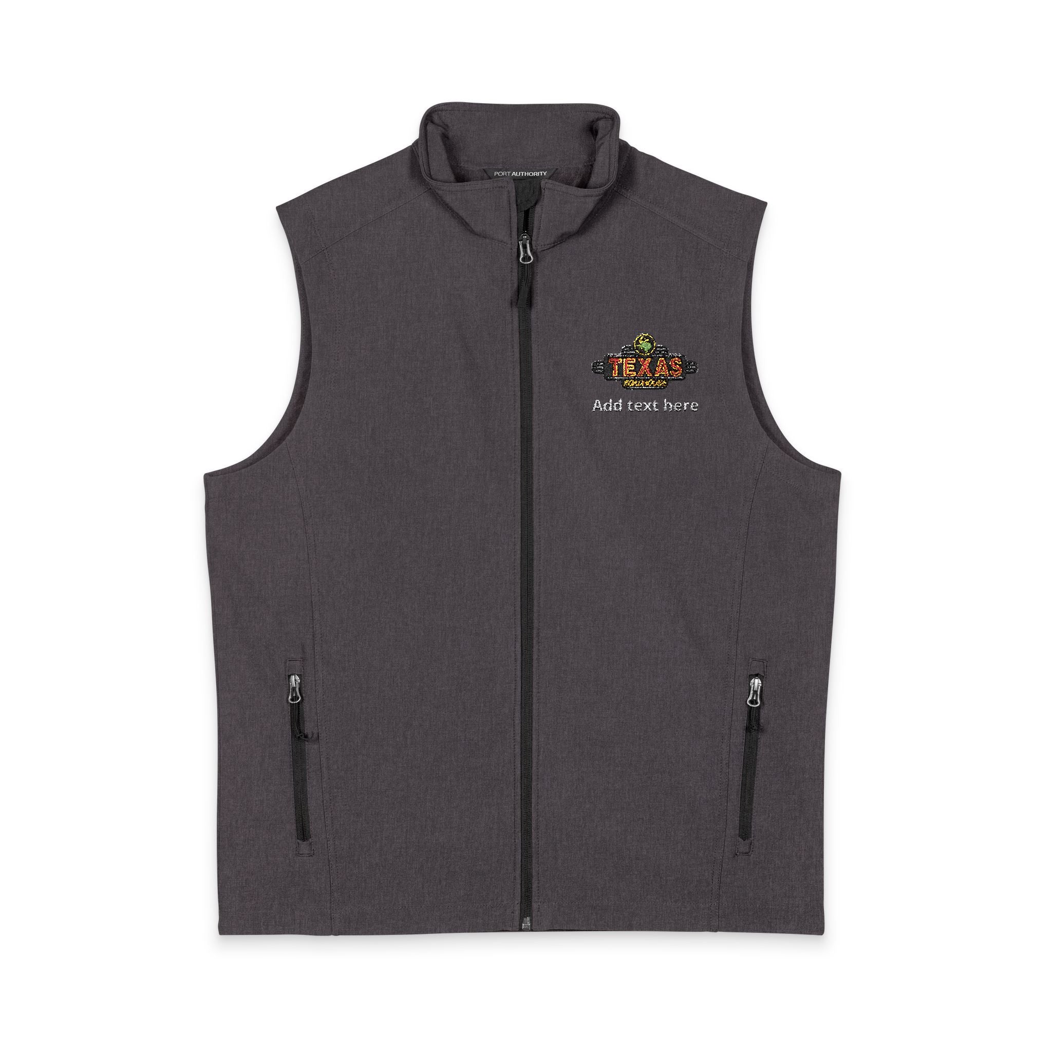 Texas Roadhouse Men's Black Soft Shell Vest
