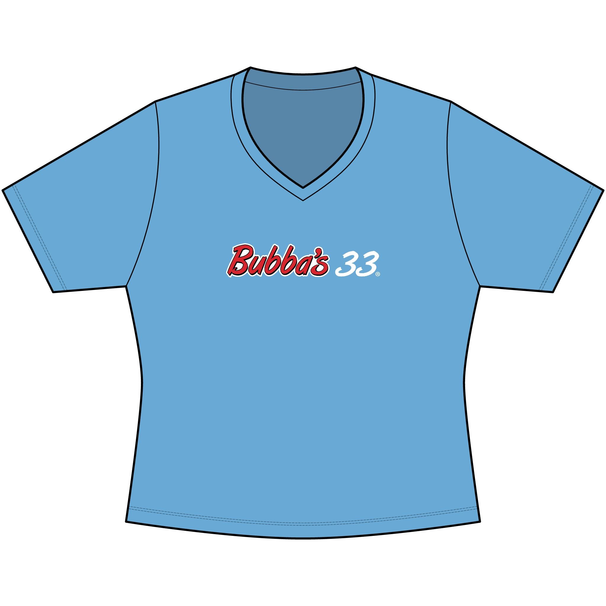 Bubba's 33 Sport-Tek Women's PosiCharge Competitor V-Neck Tee
