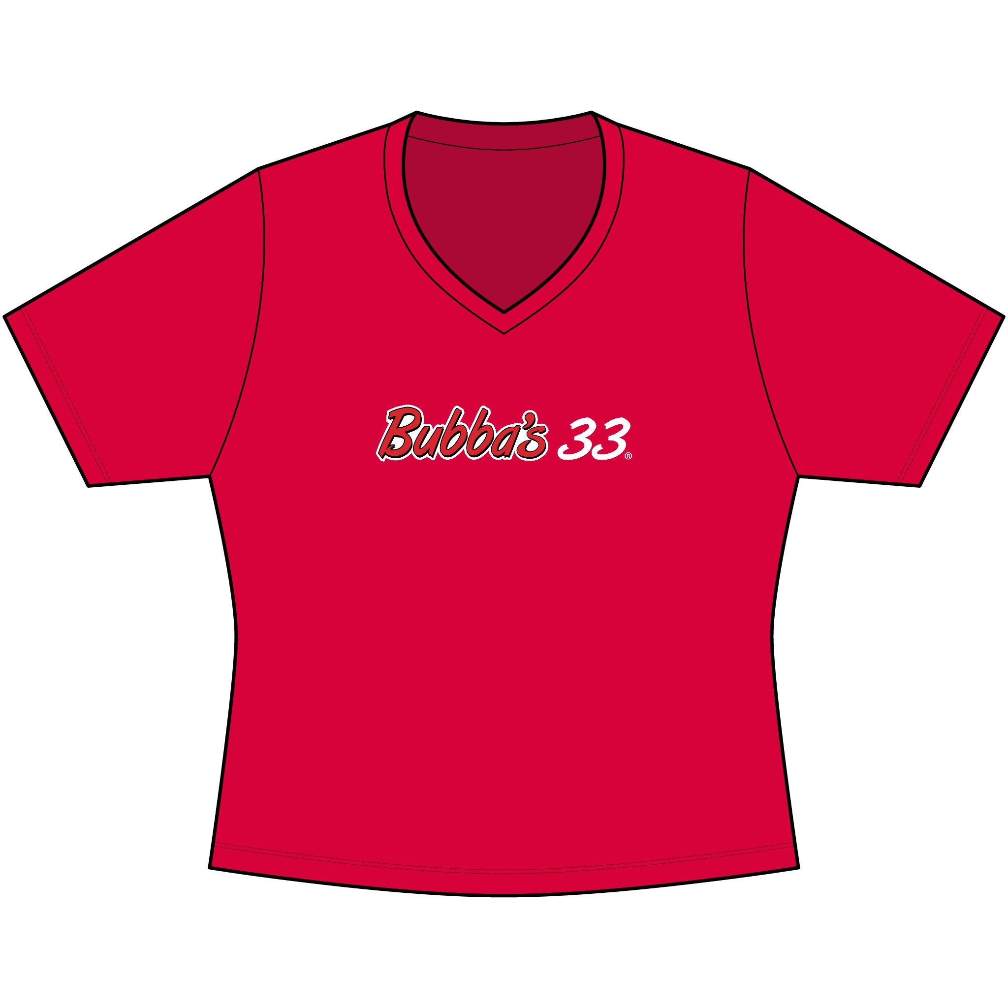 Bubba's 33 Sport-Tek Women's PosiCharge Competitor V-Neck Tee