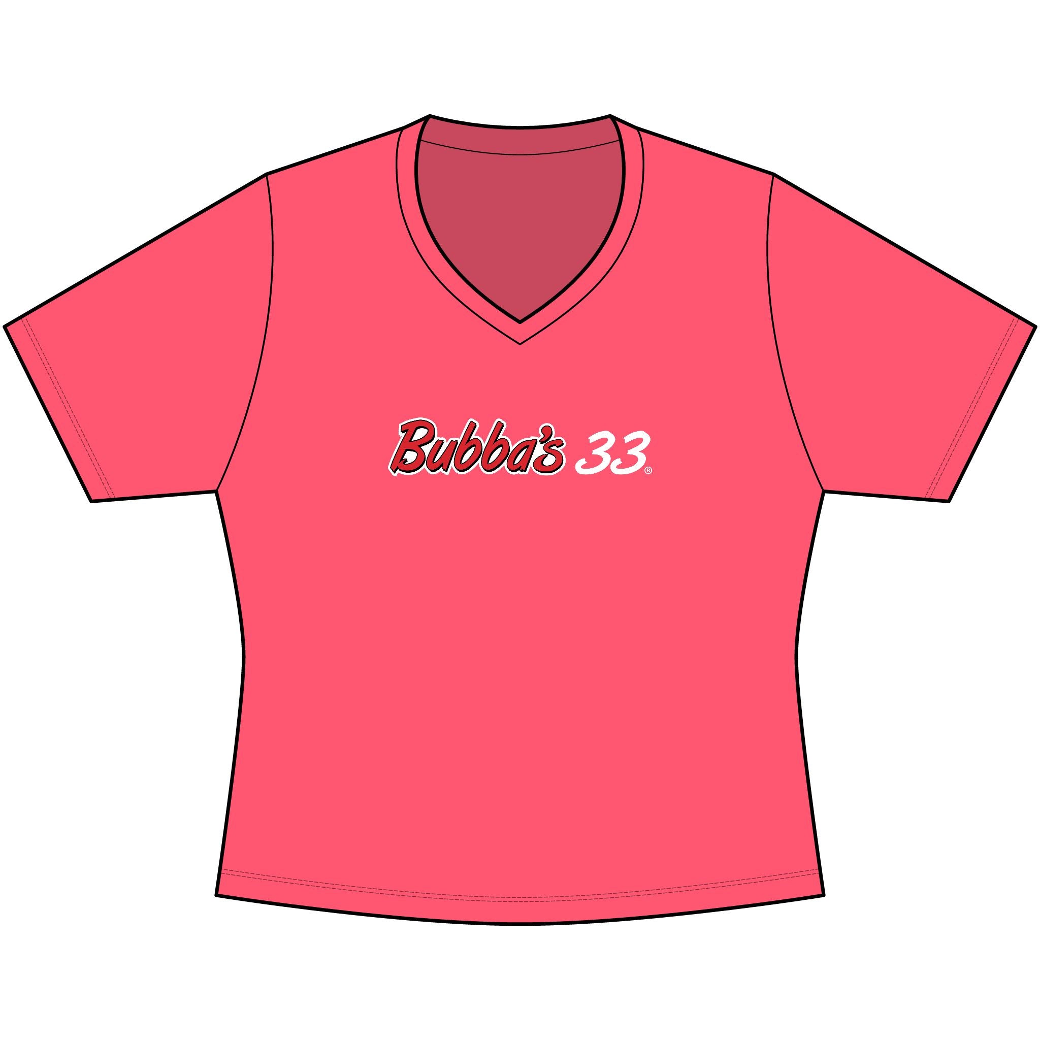 Bubba's 33 Sport-Tek Women's PosiCharge Competitor V-Neck Tee