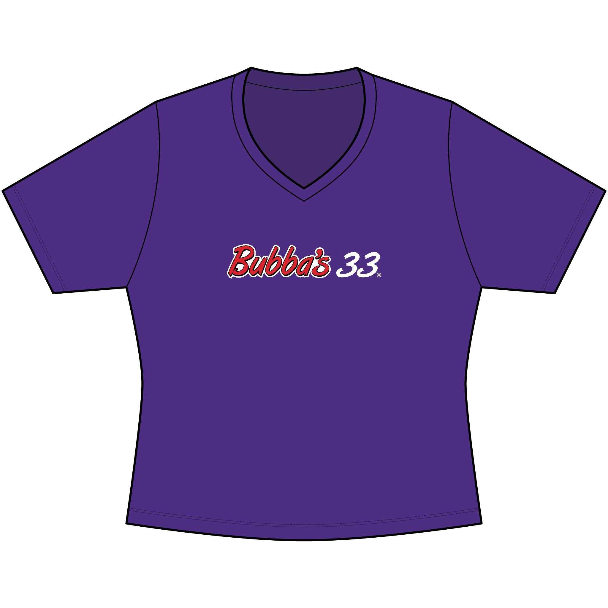 Bubba's 33 Sport-Tek Women's PosiCharge Competitor V-Neck Tee