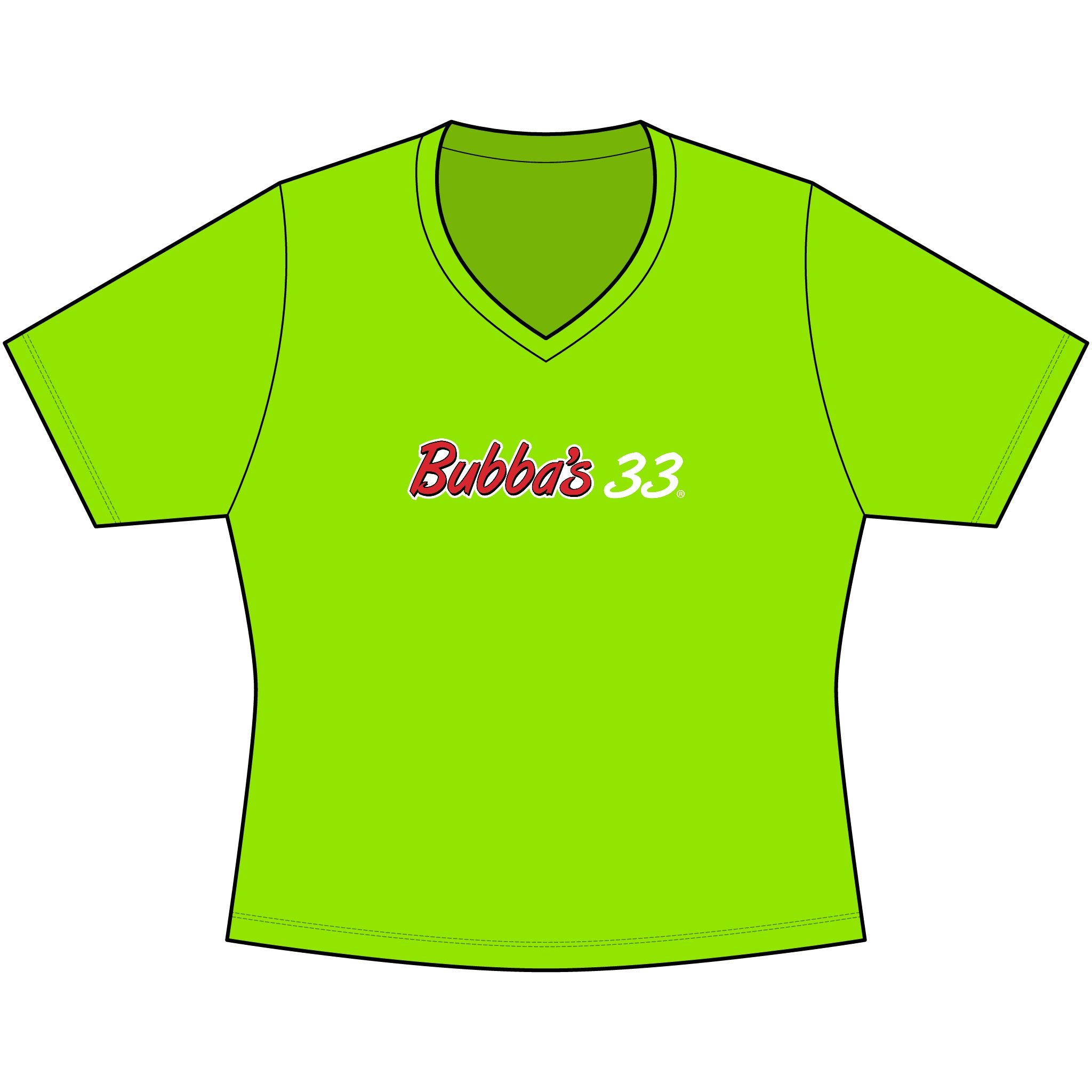 Bubba's 33 Sport-Tek Women's PosiCharge Competitor V-Neck Tee