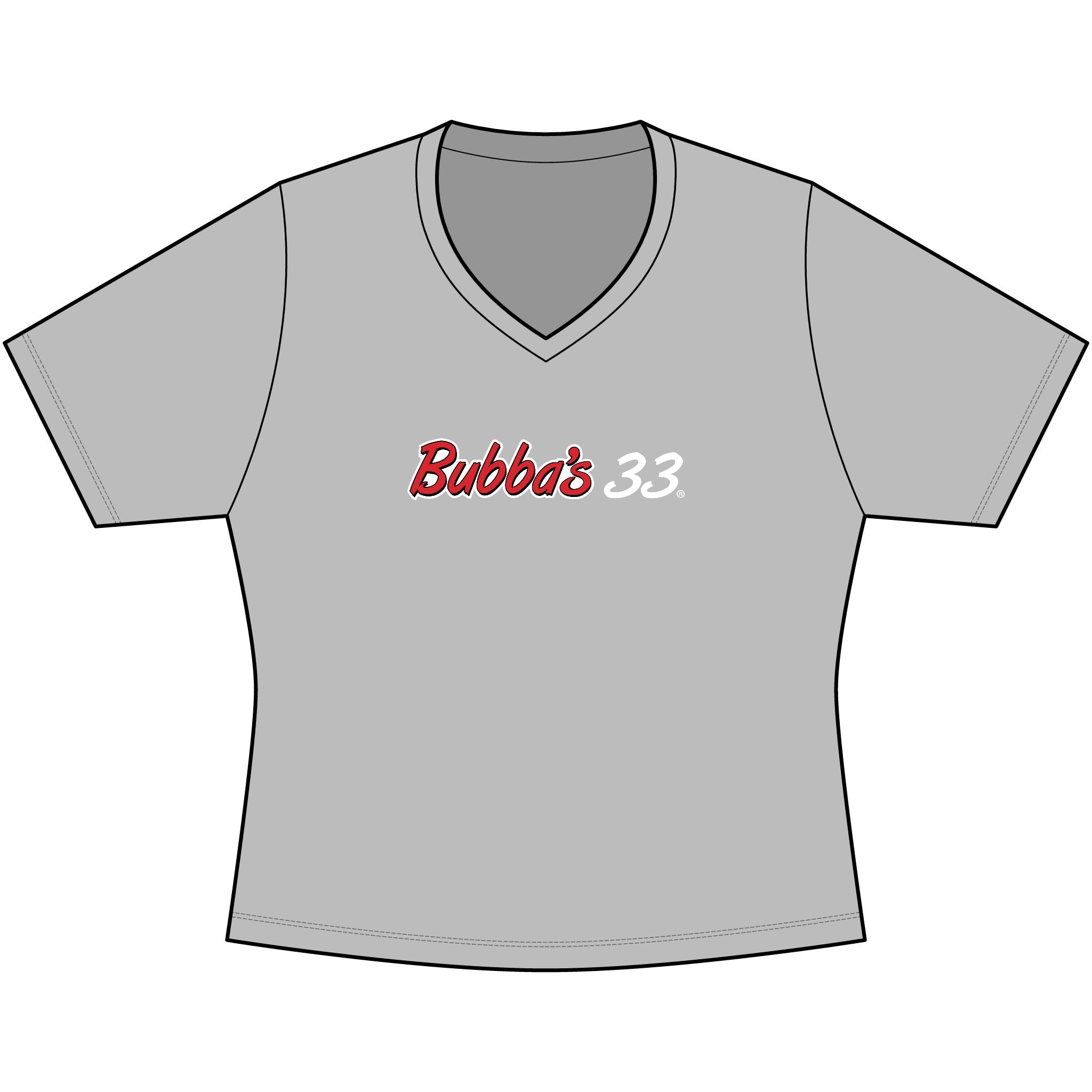 Bubba's 33 Sport-Tek Women's PosiCharge Competitor V-Neck Tee