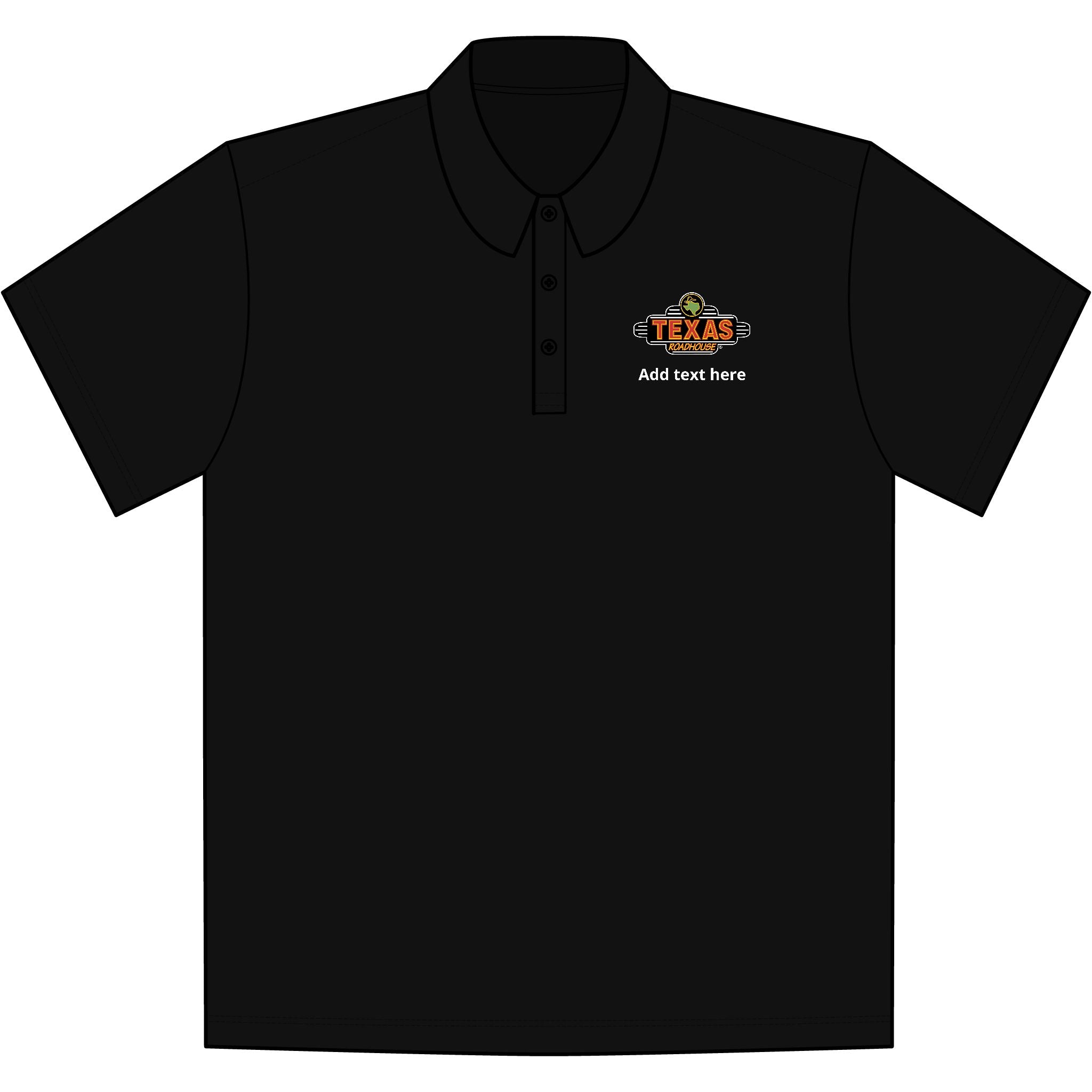 Texas Roadhouse Men's Port Authority Tall Wearever Performance Pique Polo