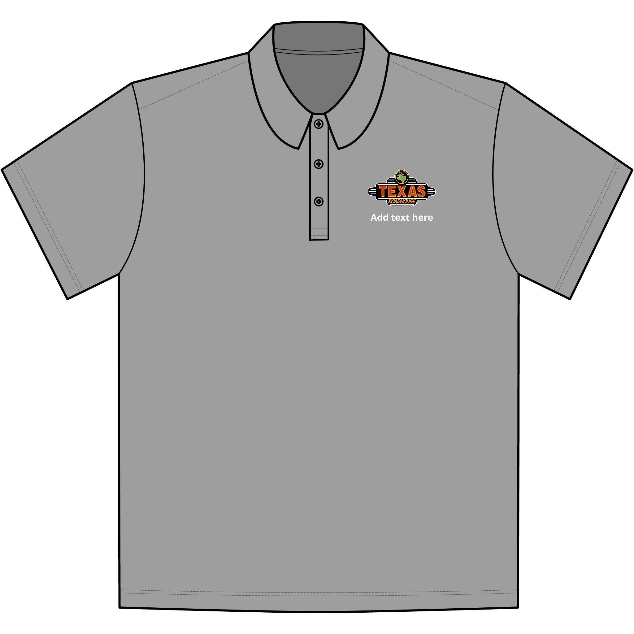 Texas Roadhouse Men's Port Authority Tall Wearever Performance Pique Polo