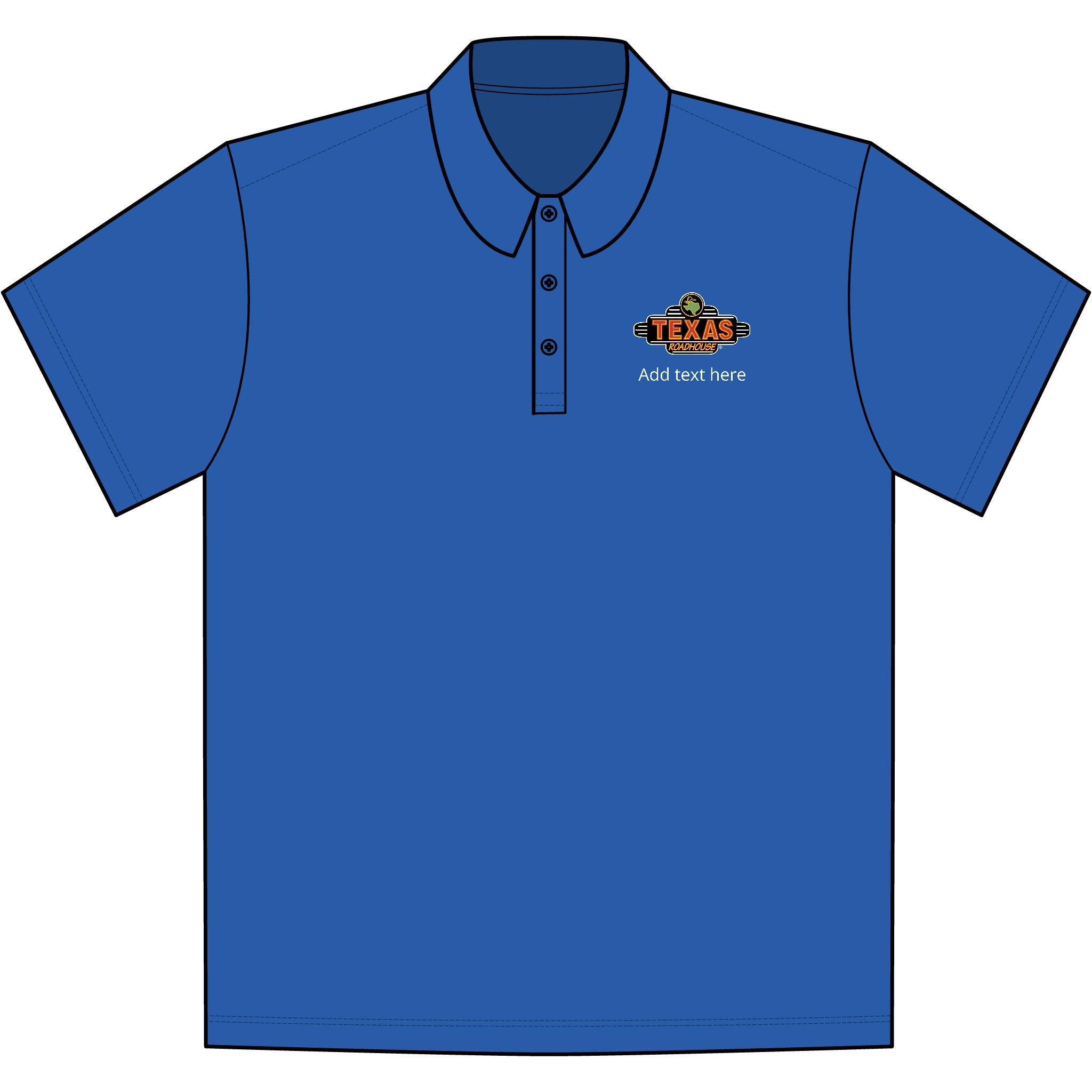 Texas Roadhouse Men's Port Authority Tall Wearever Performance Pique Polo