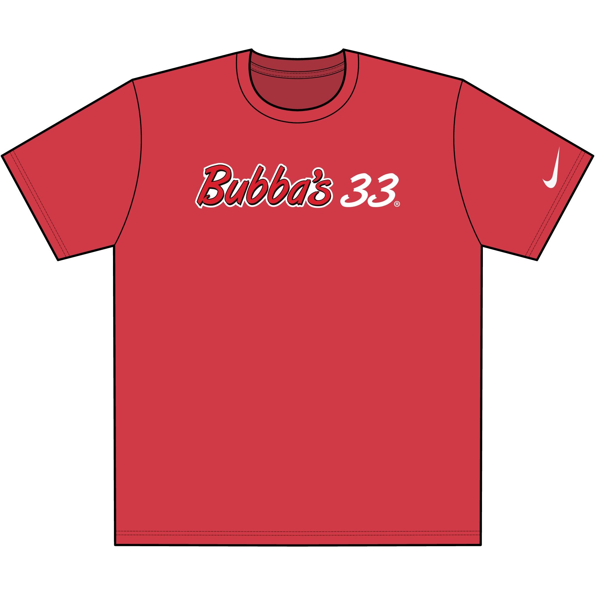 Bubba's 33 Nike Dri-FIT Cotton/Poly Tee