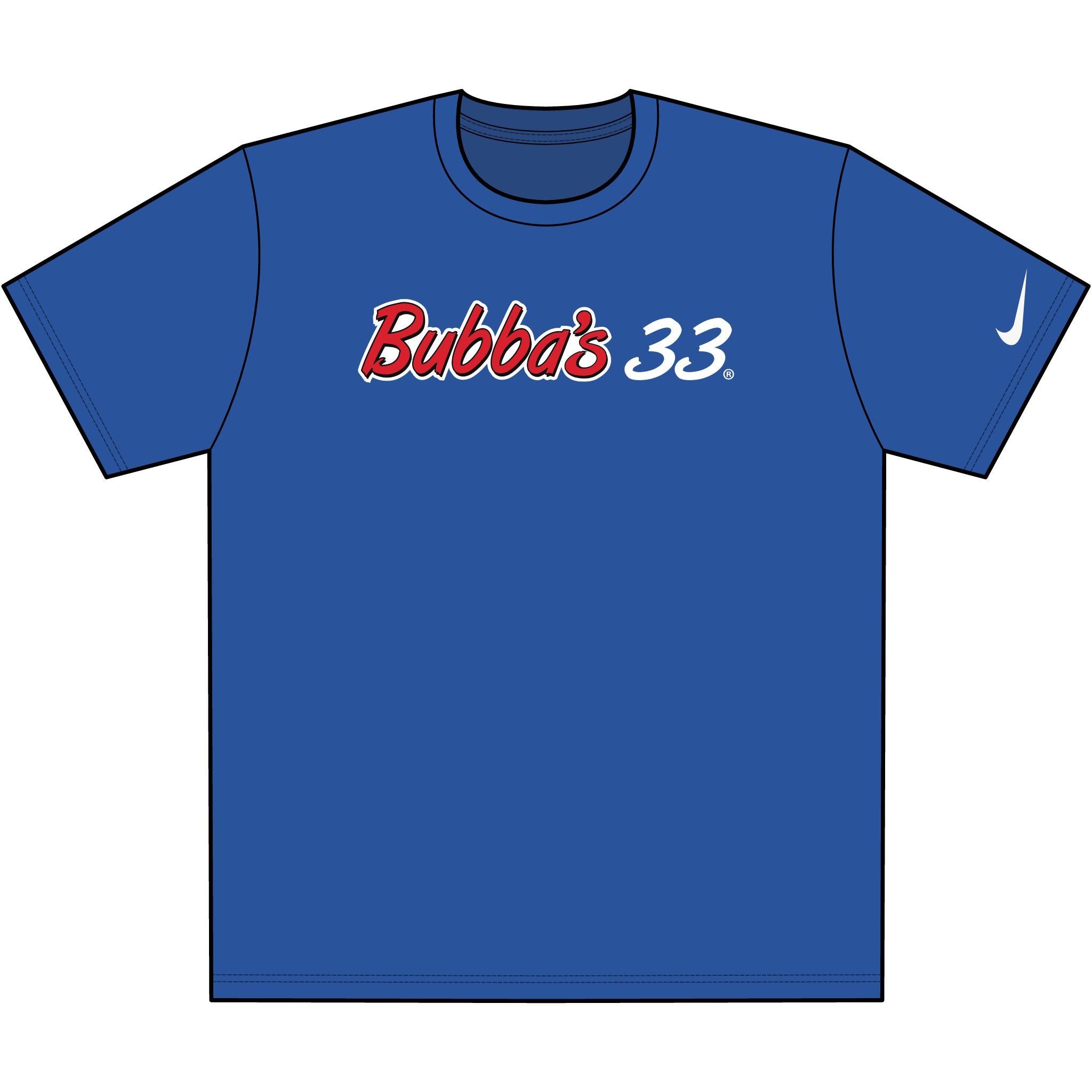 Bubba's 33 Nike Dri-FIT Cotton/Poly Tee