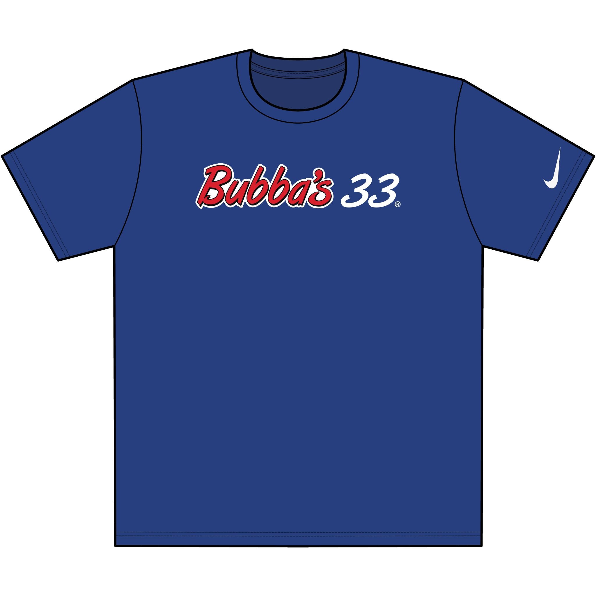 Bubba's 33 Nike Dri-FIT Cotton/Poly Tee