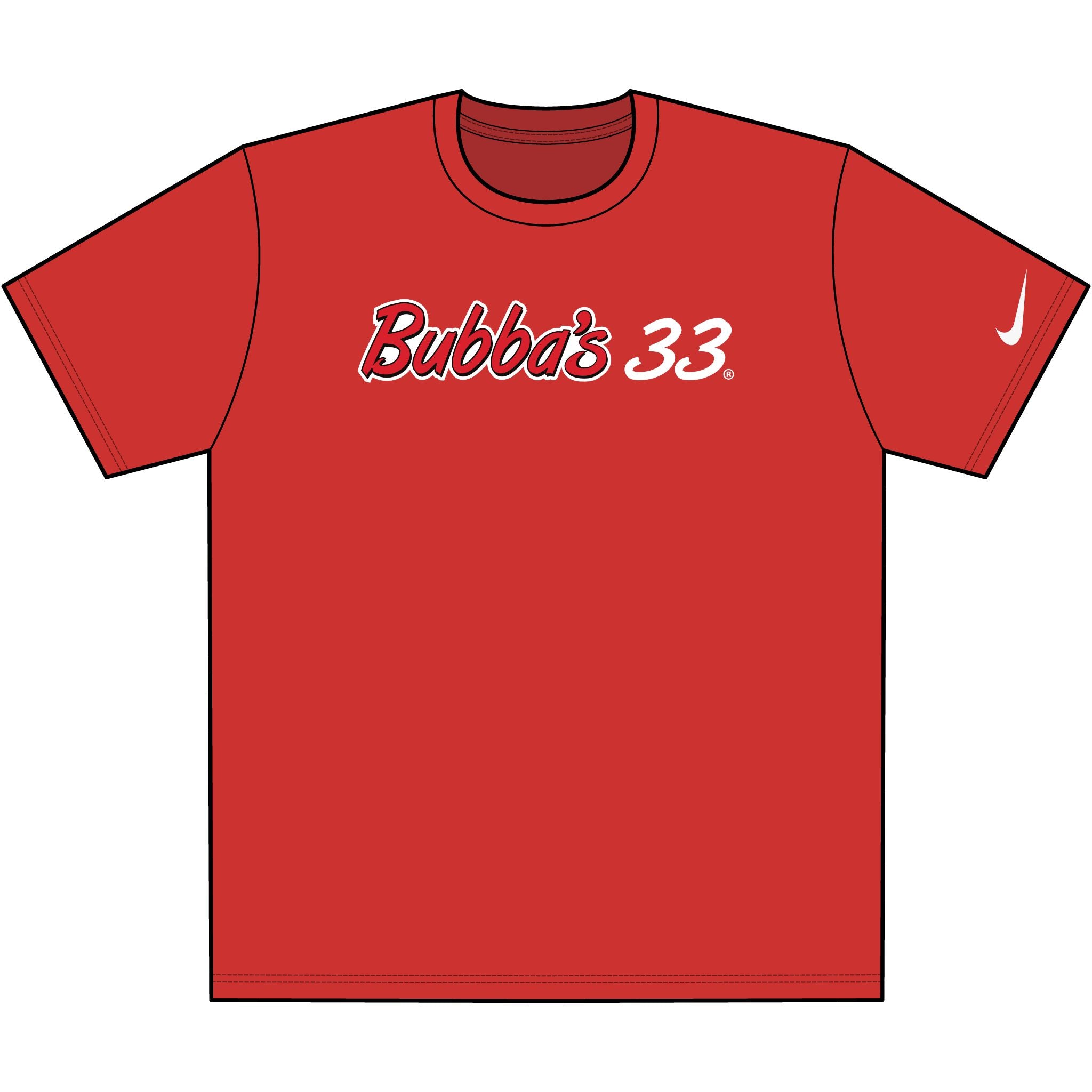 Bubba's 33 Nike Dri-FIT Cotton/Poly Tee