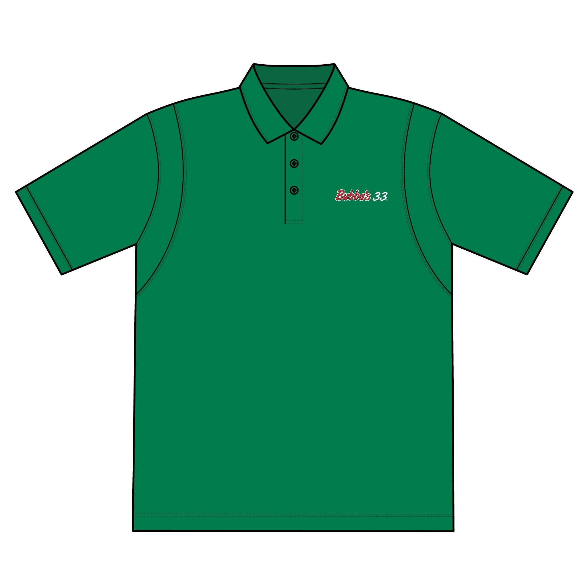 Bubba's 33 Men's SportTek Tall Micropique Sport-Wick Polo