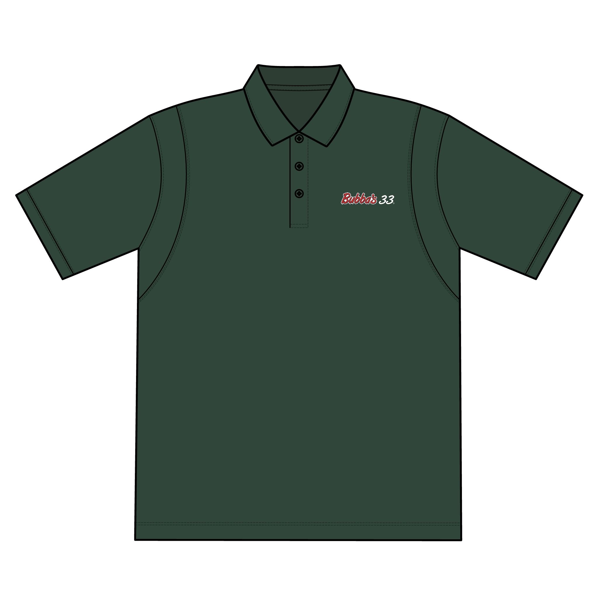 Bubba's 33 Men's SportTek Tall Micropique Sport-Wick Polo
