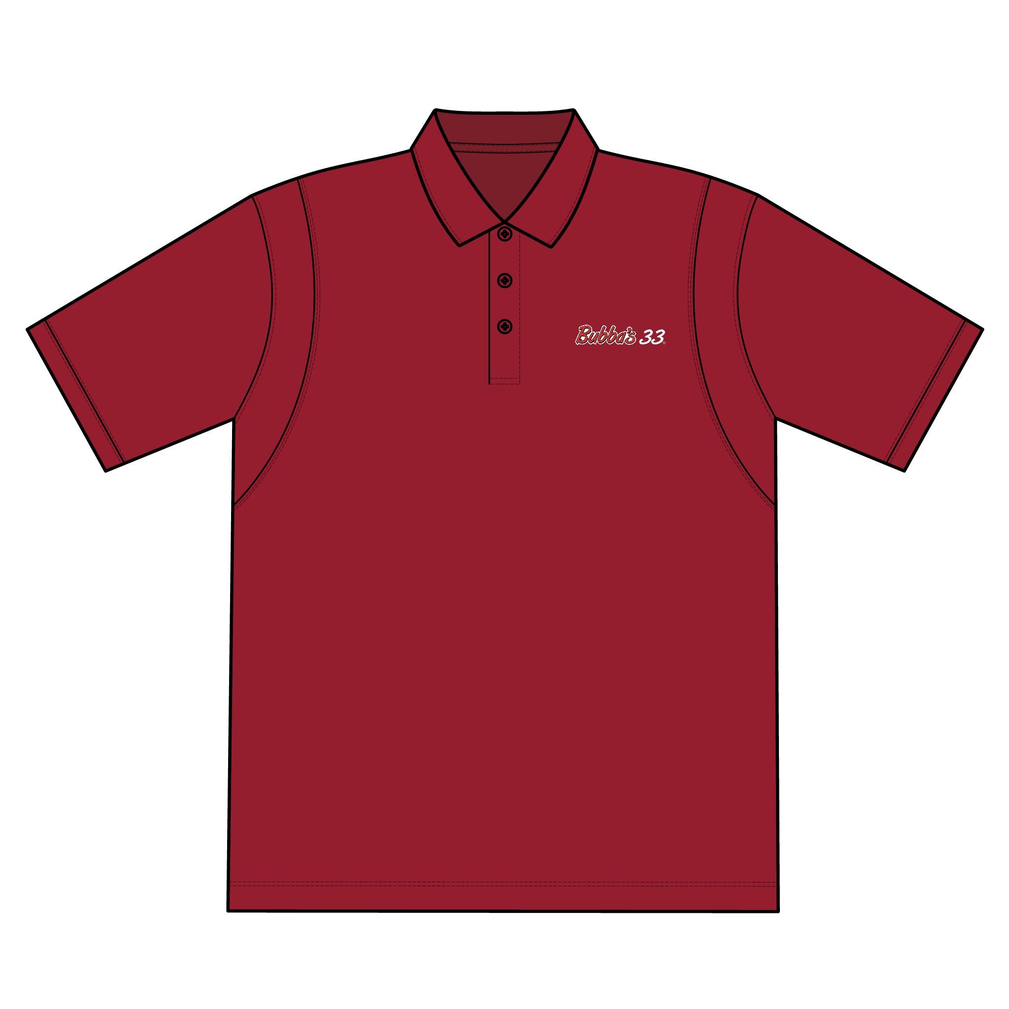 Bubba's 33 Men's SportTek Tall Micropique Sport-Wick Polo