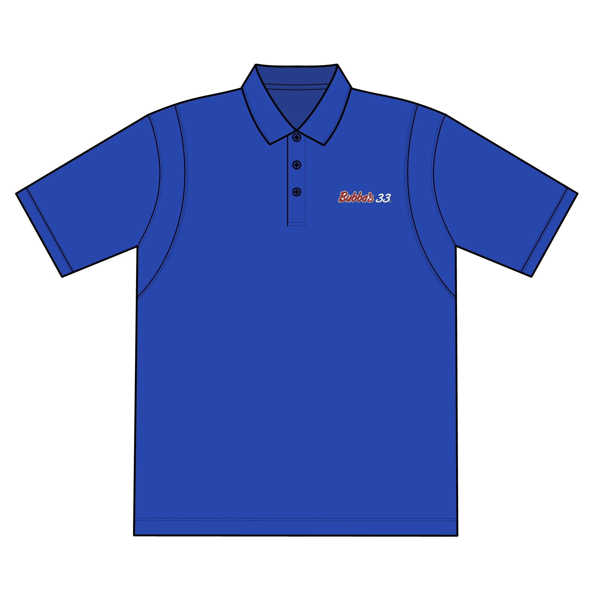 Bubba's 33 Men's SportTek Tall Micropique Sport-Wick Polo