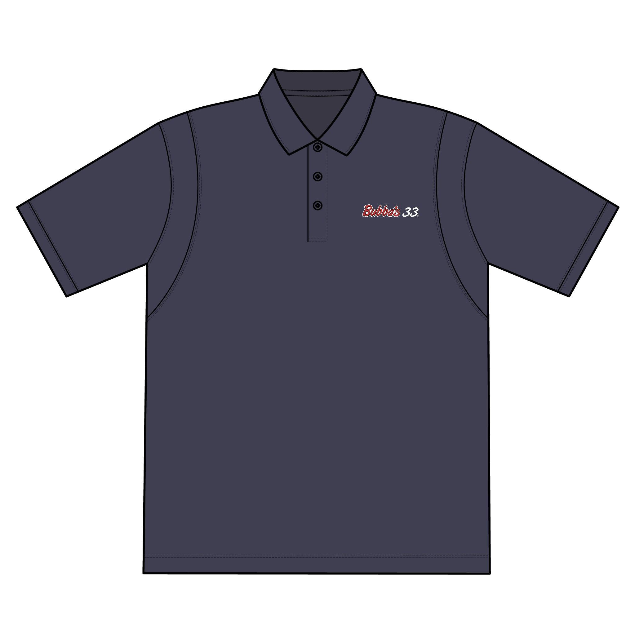 Bubba's 33 Men's SportTek Tall Micropique Sport-Wick Polo