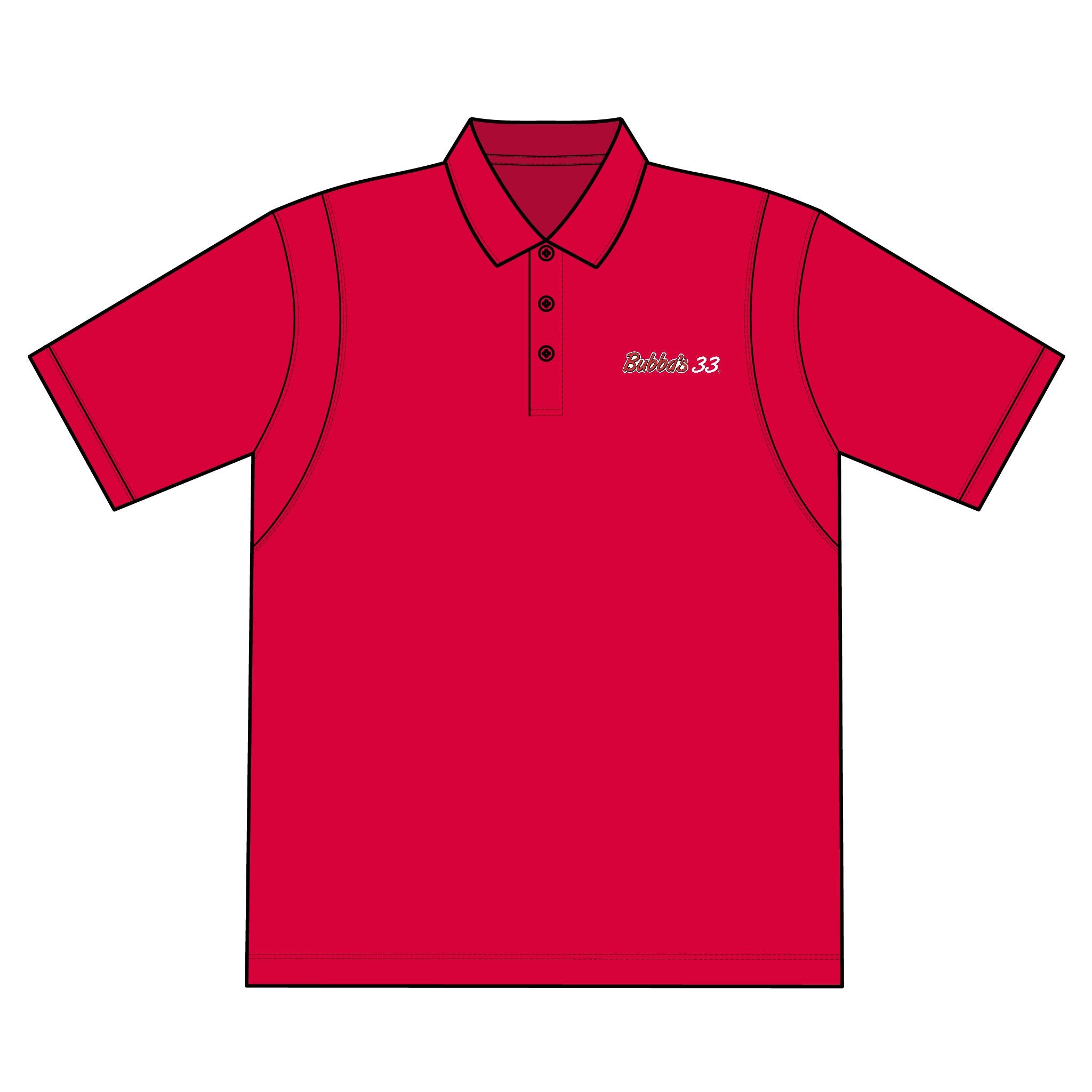 Bubba's 33 Men's SportTek Tall Micropique Sport-Wick Polo