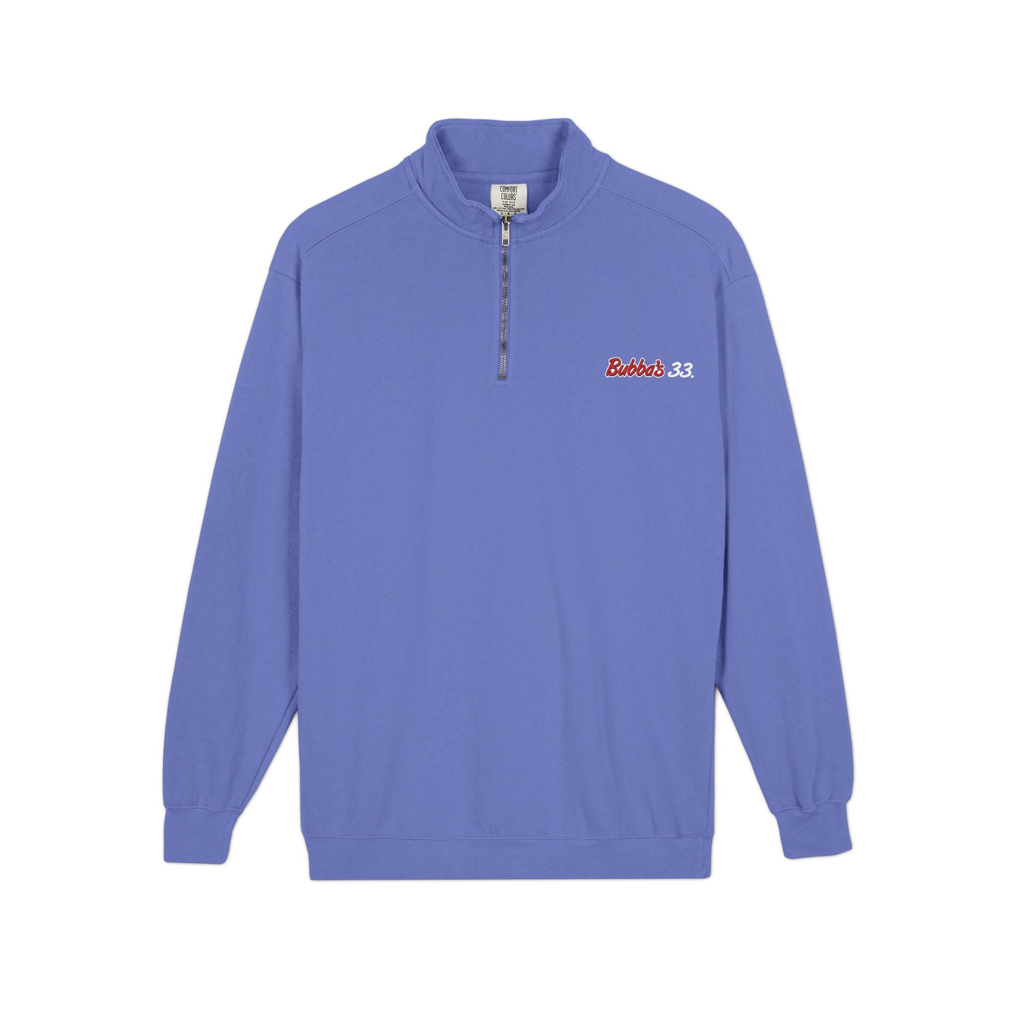 Bubba's 33 Comfort Colors Ring Spun 1/4-Zip Sweatshirt