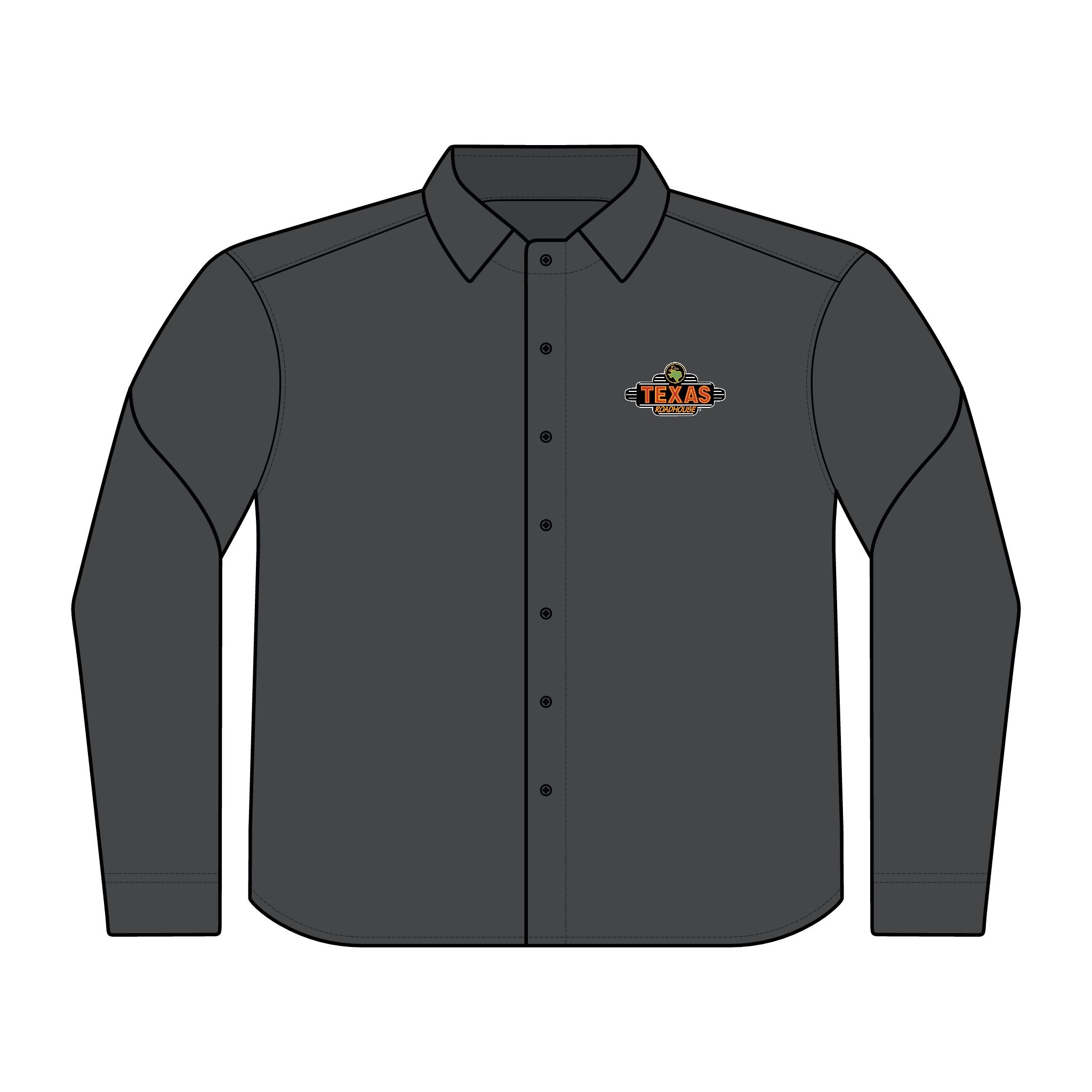 Texas Roadhouse Men's Mercer+Mettle Long Sleeve Stretch Woven Shirt