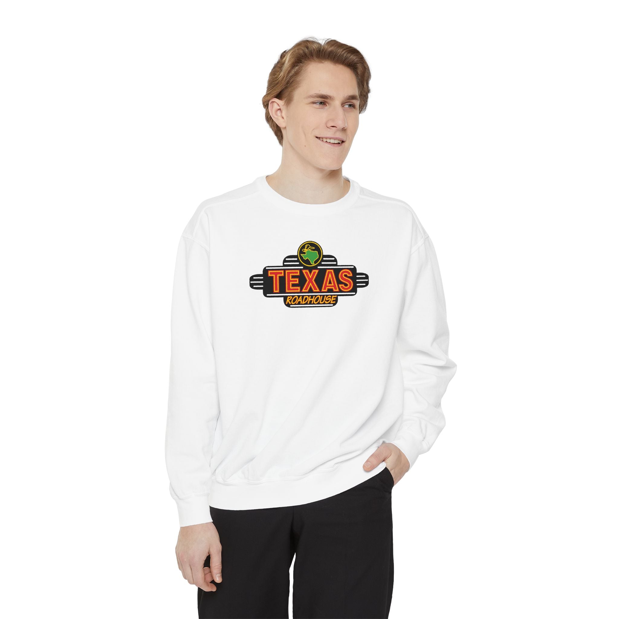 Texas Roadhouse Comfort Colors Unisex Garment-Dyed Crewneck Sweatshirt