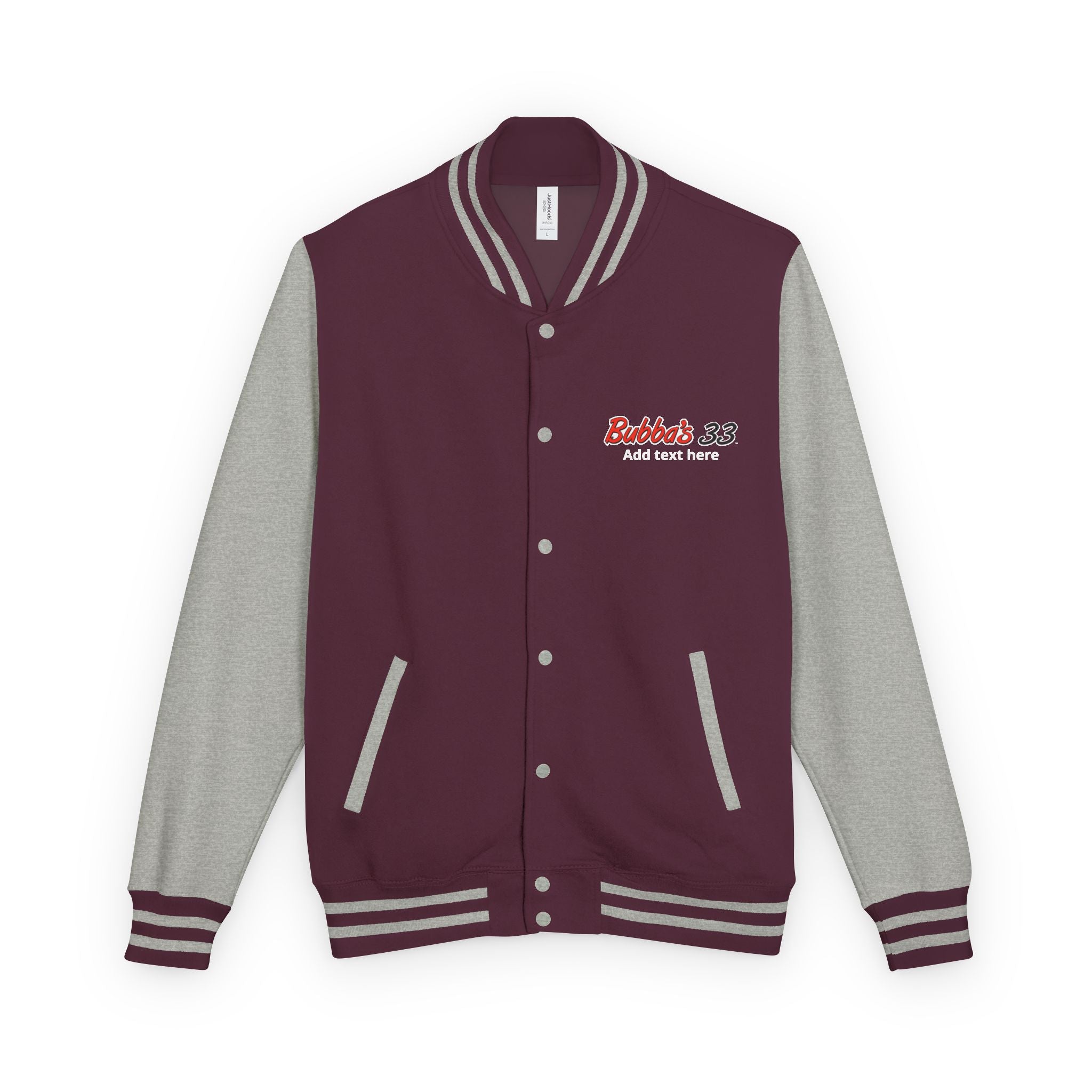 Bubba's 33 Unisex Heavyweight Letterman Jacket