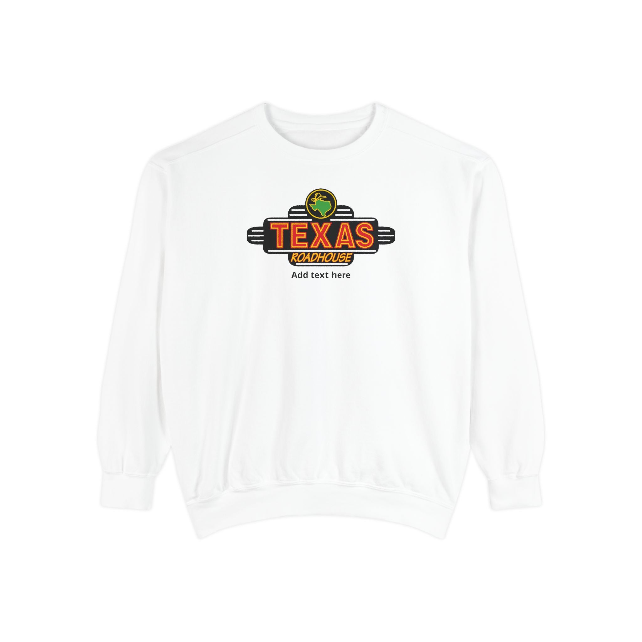 Texas Roadhouse Comfort Colors Unisex Garment-Dyed Crewneck Sweatshirt