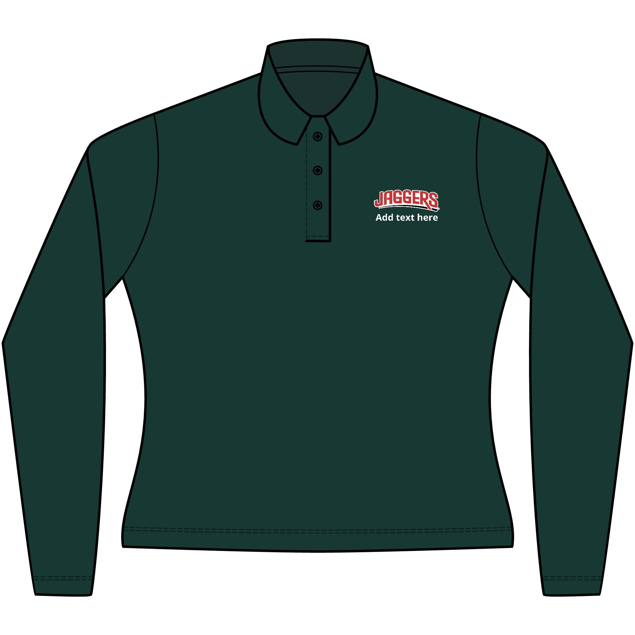 Jaggers Port Authority Ladies Long Sleeve Polo