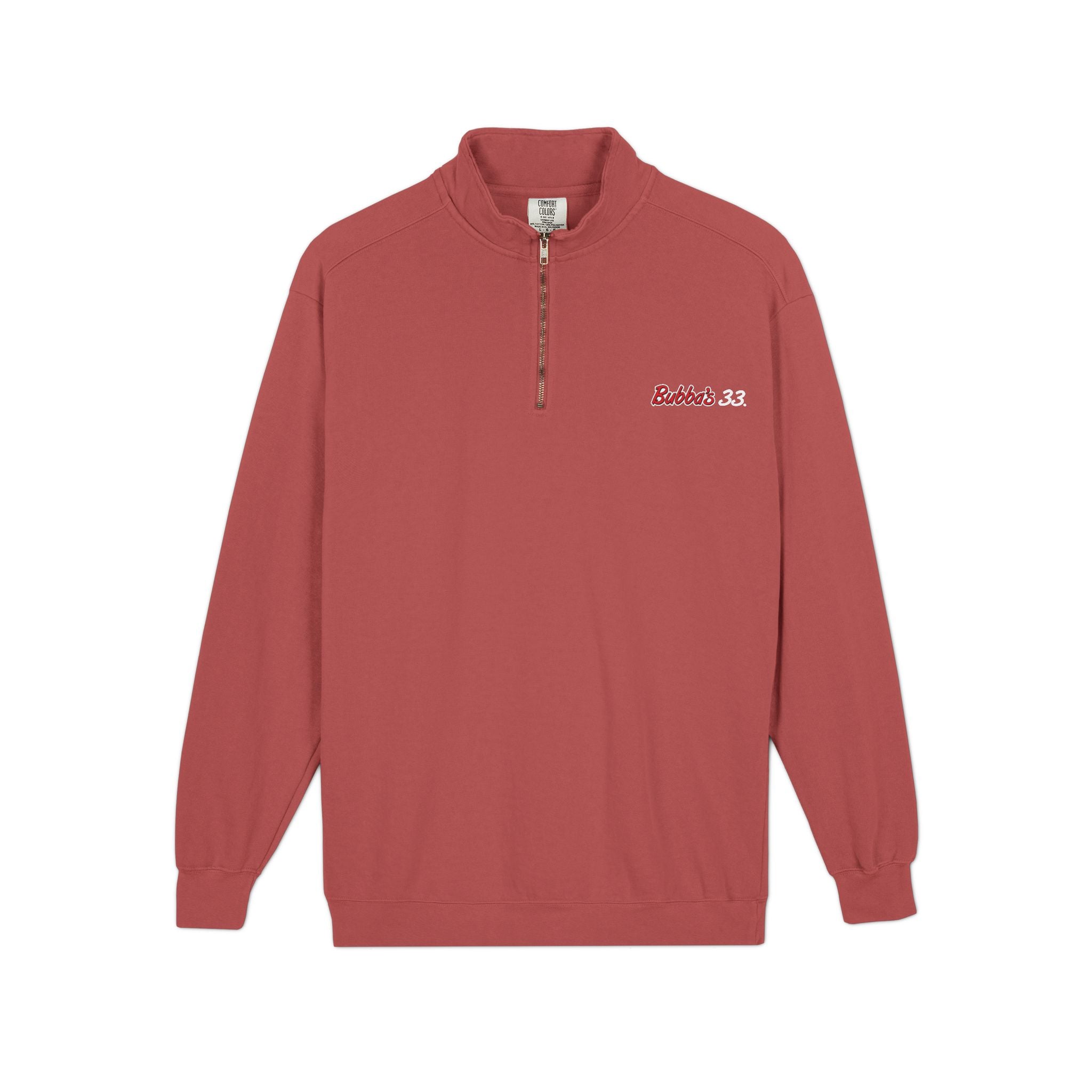 Bubba's 33 Comfort Colors Ring Spun 1/4-Zip Sweatshirt