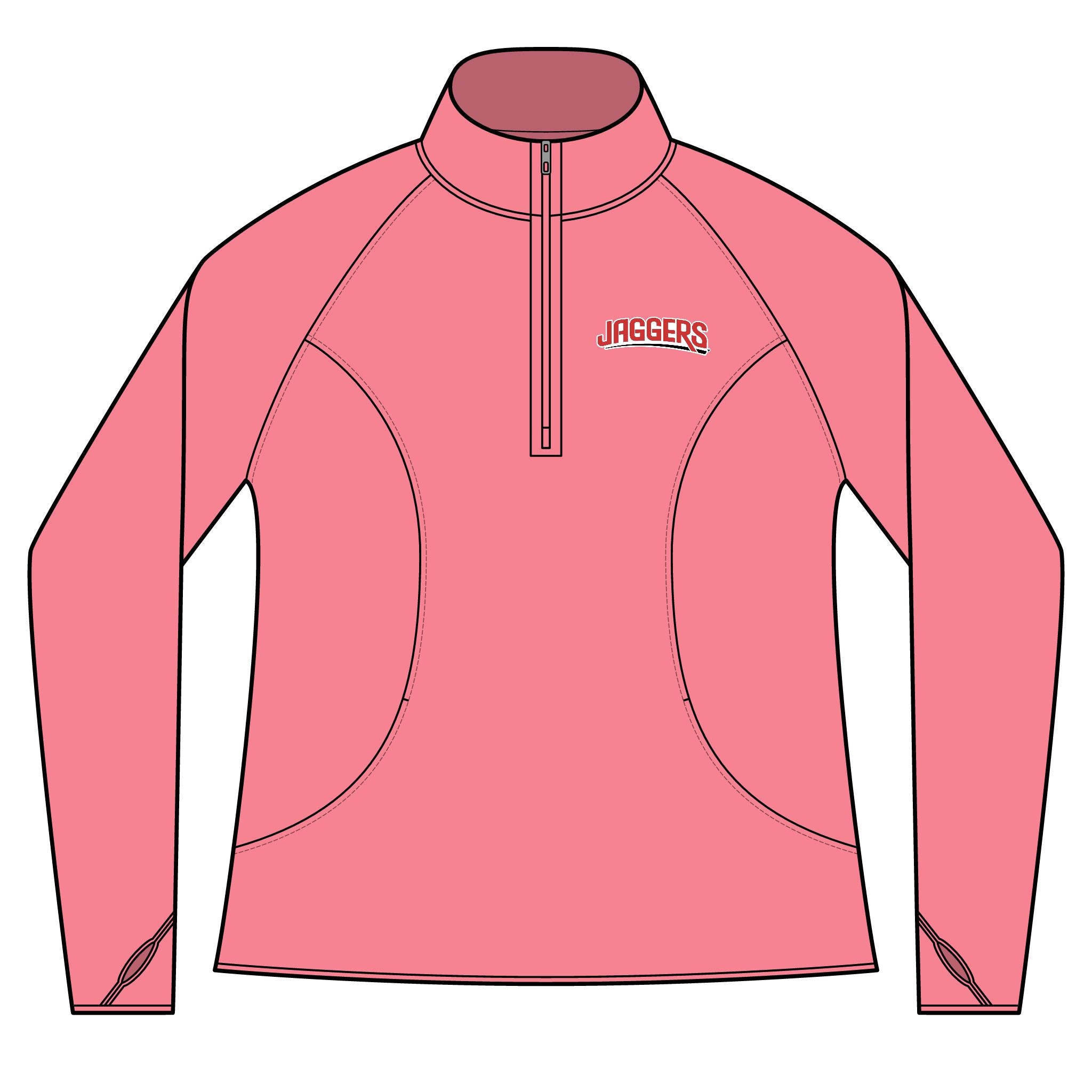 Jaggers Women's Sport-Tek Sport-Wick Stretch 1/4-Zip Pullover