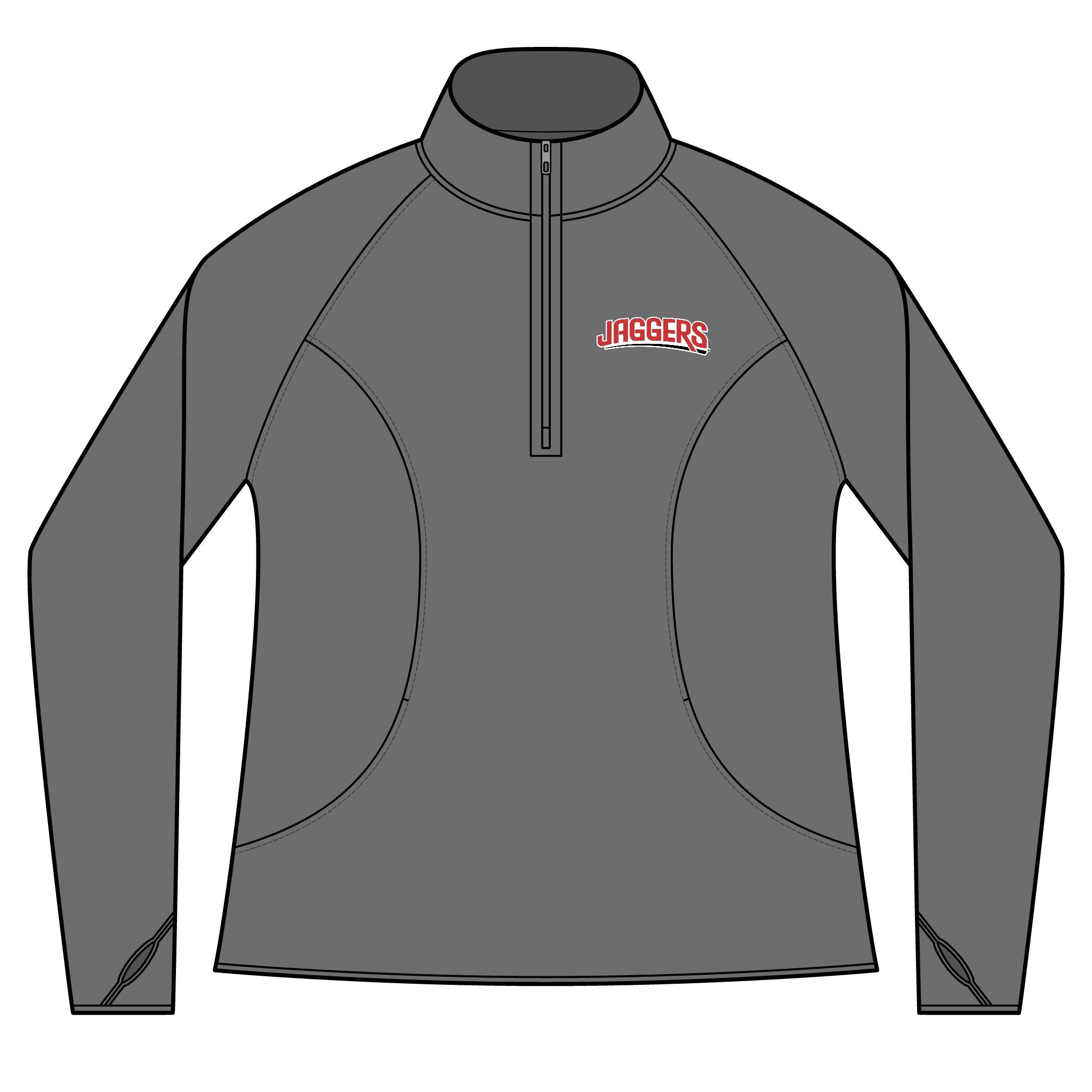 Jaggers Women's Sport-Tek Sport-Wick Stretch 1/4-Zip Pullover