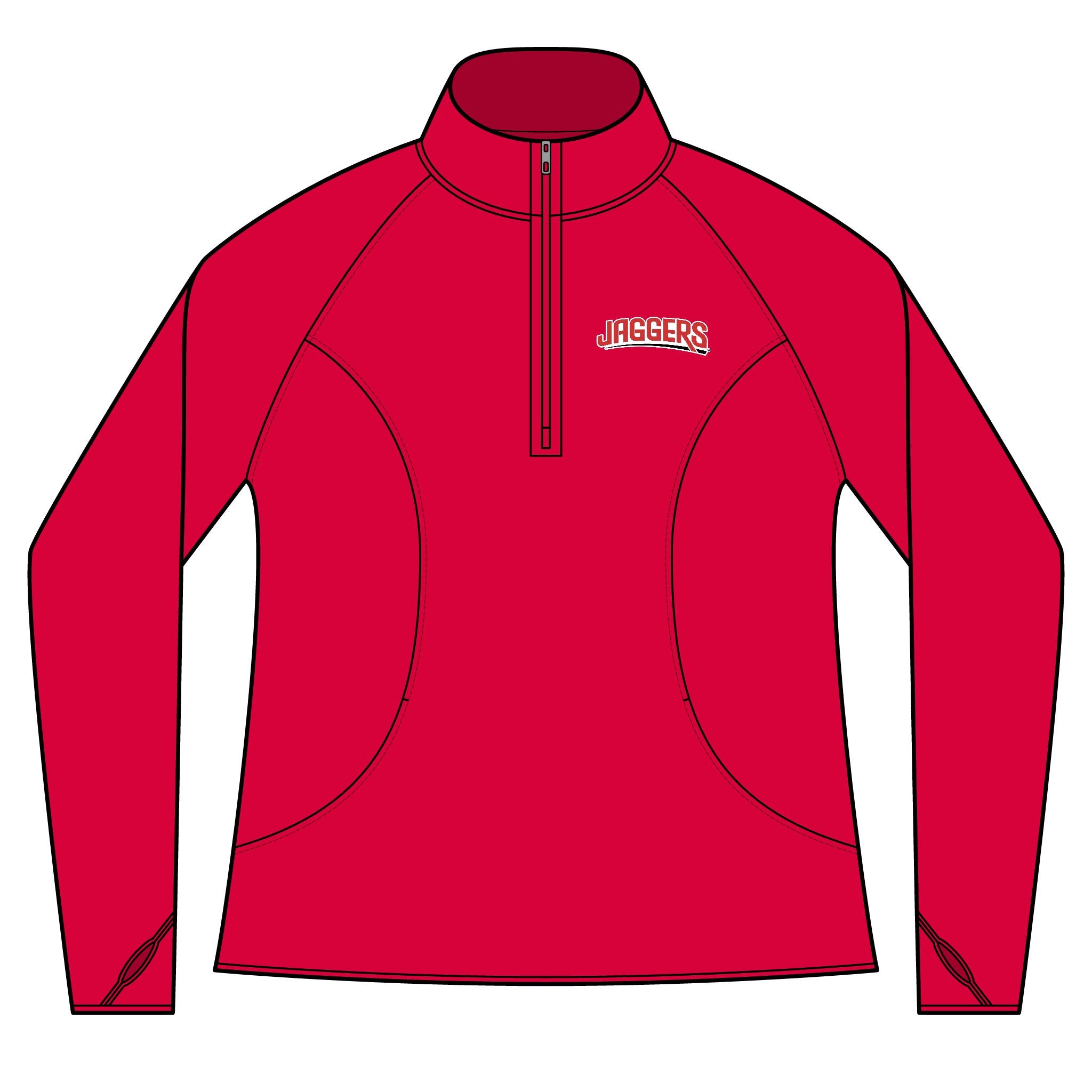 Jaggers Women's Sport-Tek Sport-Wick Stretch 1/4-Zip Pullover