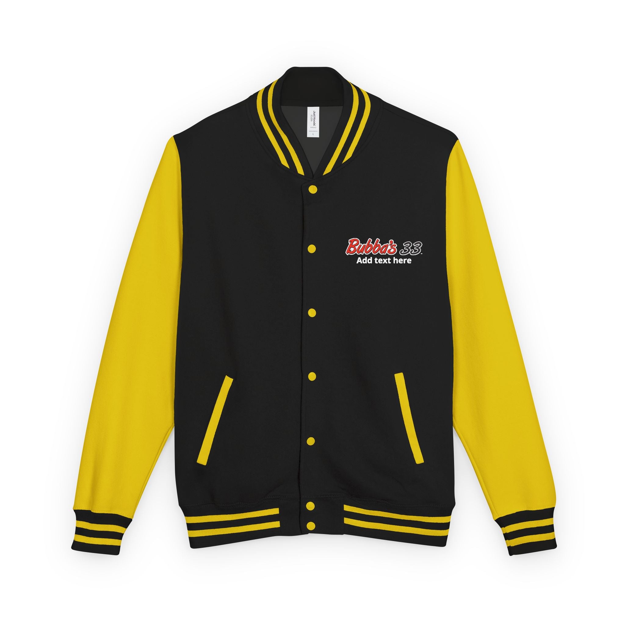 Bubba's 33 Unisex Heavyweight Letterman Jacket