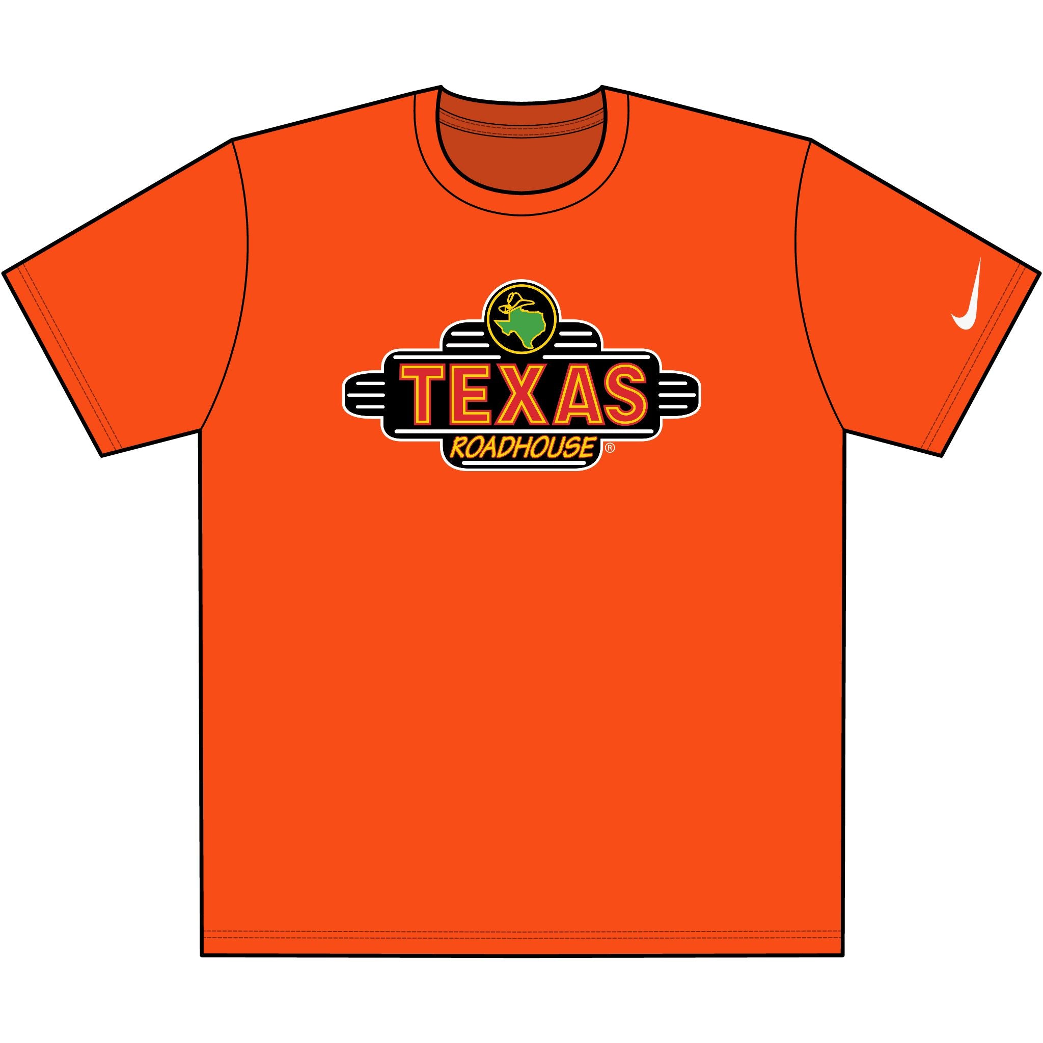 Texas Roadhouse Nike Dri-FIT Cotton/Poly Tee