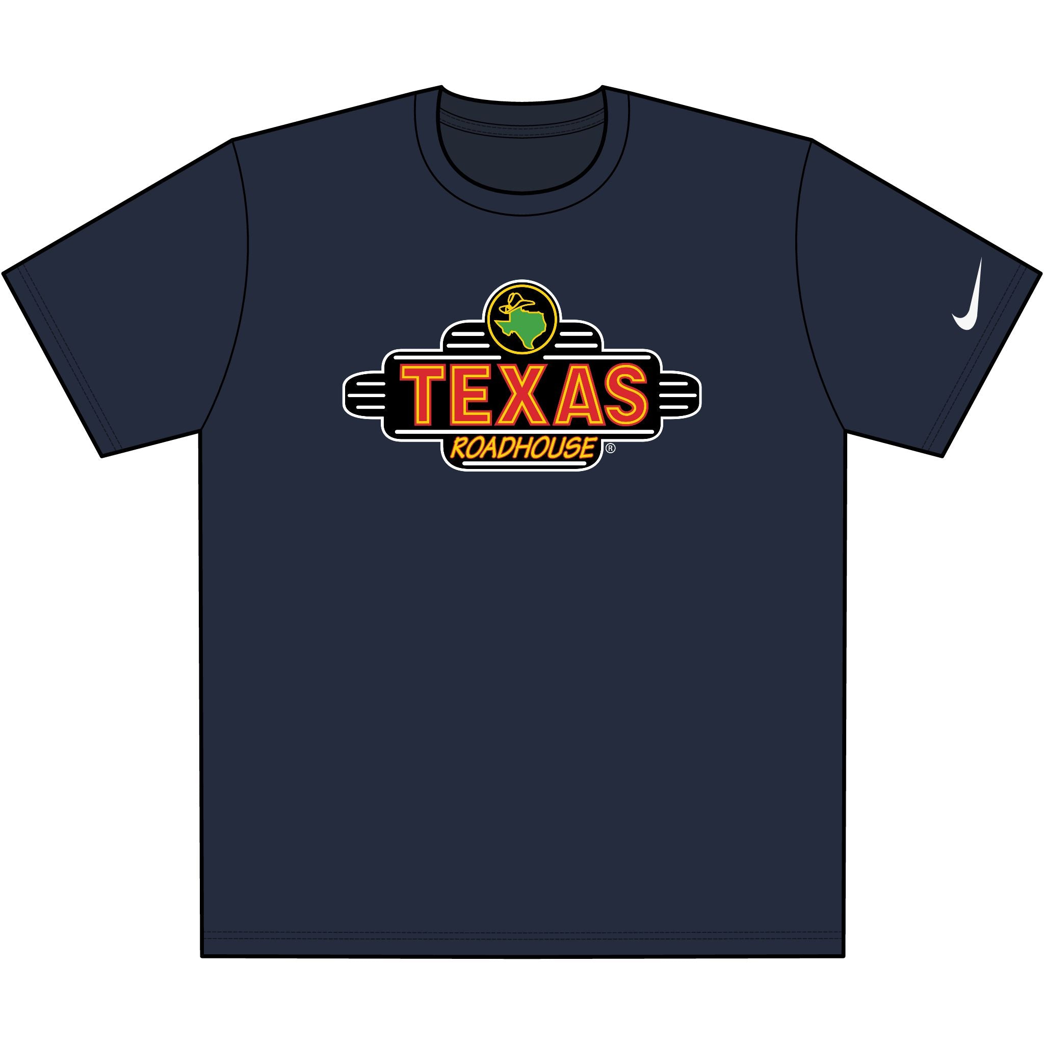 Texas Roadhouse Nike Dri-FIT Cotton/Poly Tee
