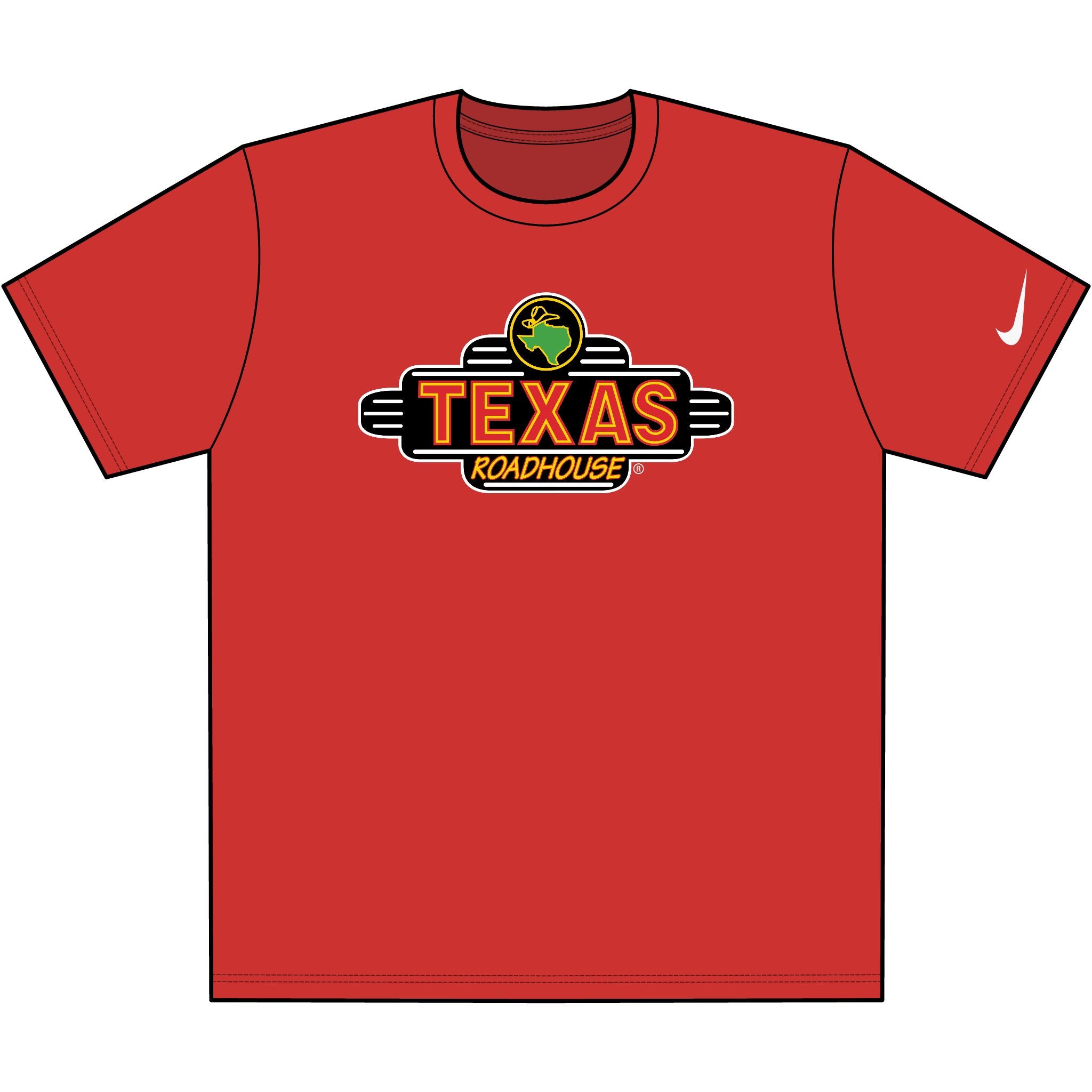 Texas Roadhouse Nike Dri-FIT Cotton/Poly Tee