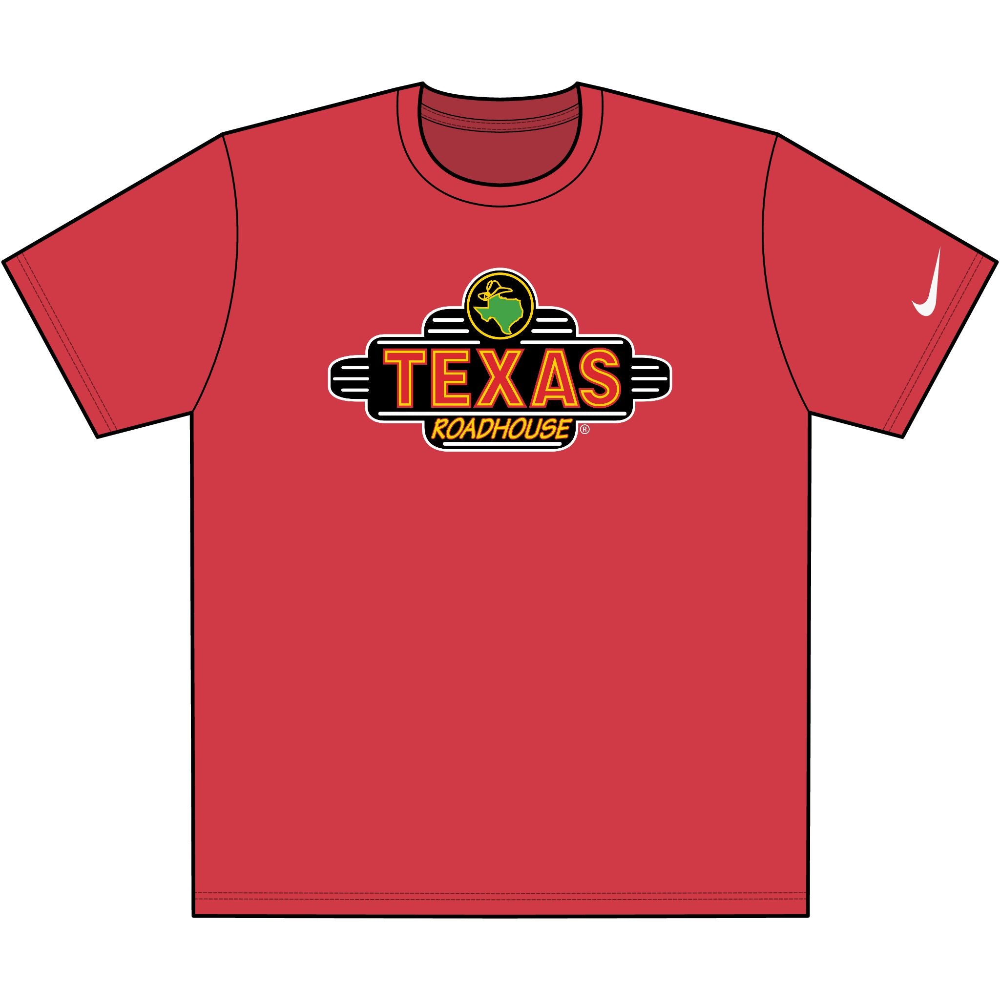 Texas Roadhouse Nike Dri-FIT Cotton/Poly Tee