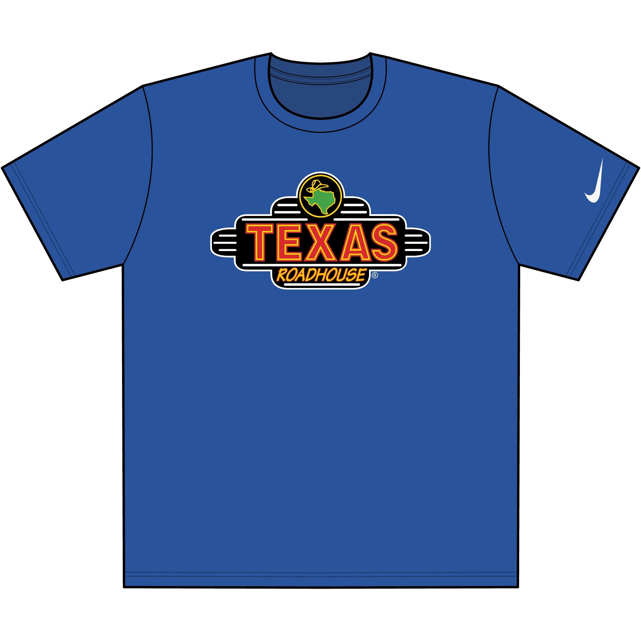 Texas Roadhouse Nike Dri-FIT Cotton/Poly Tee