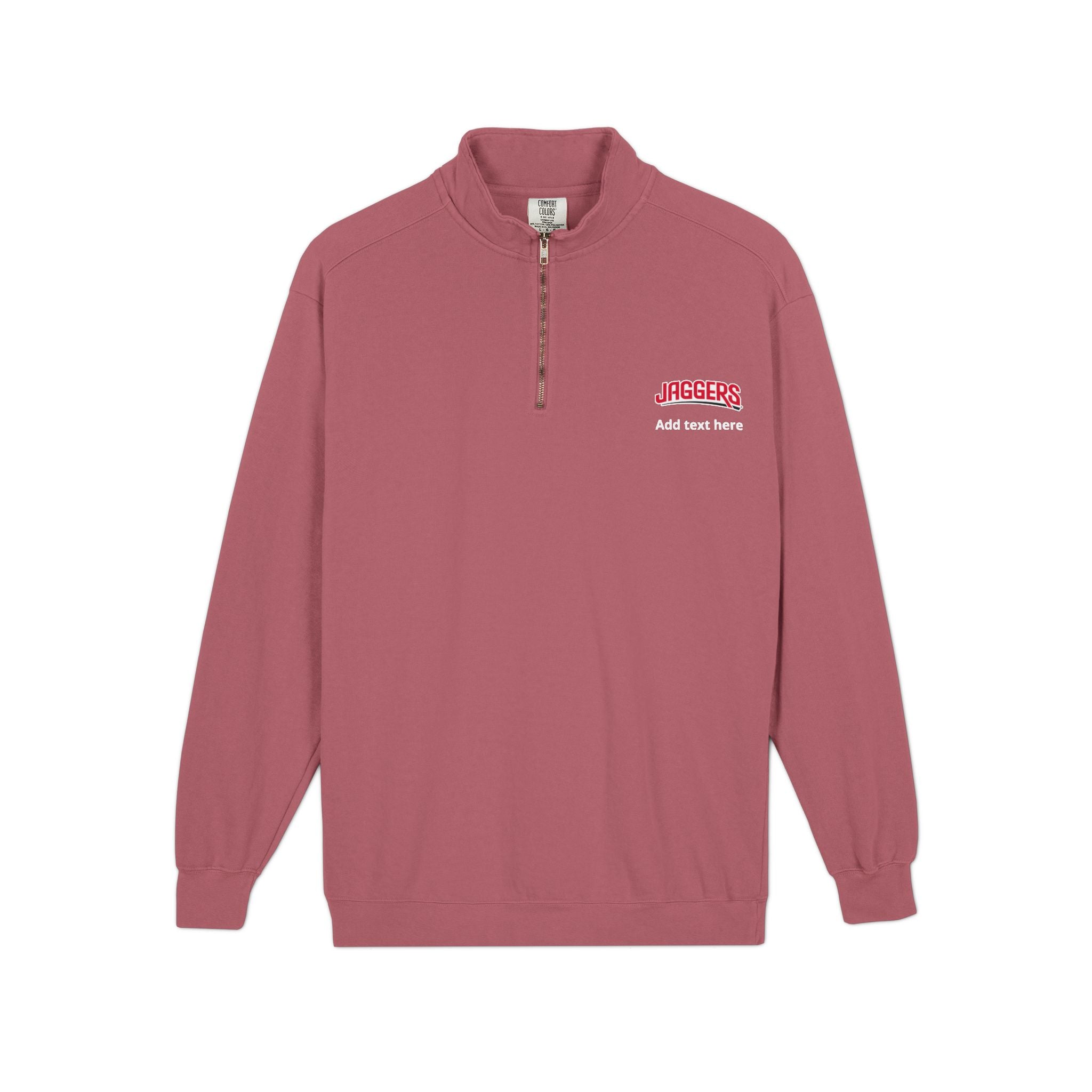 Jaggers Comfort Colors Ring Spun 1/4-Zip Sweatshirt