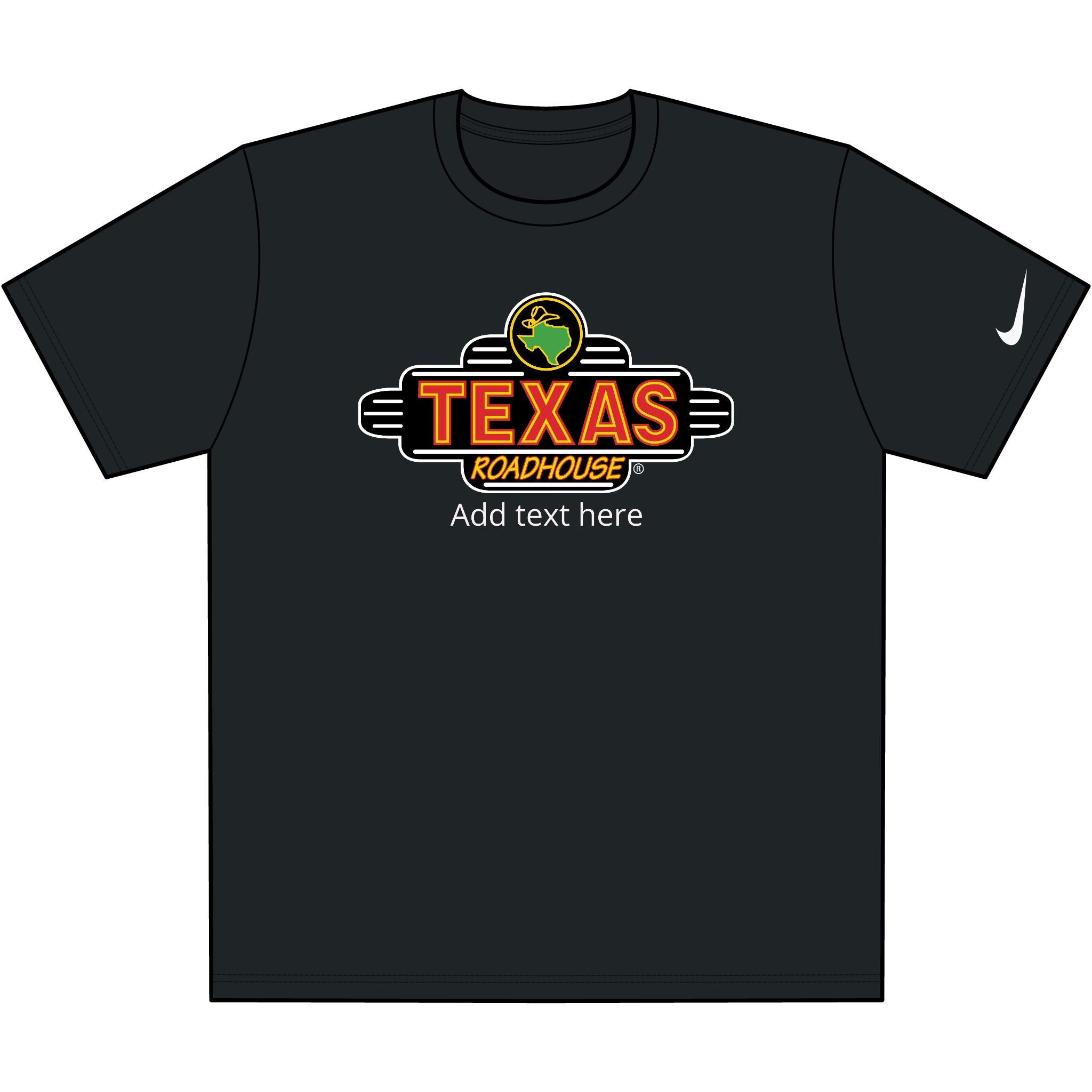Texas Roadhouse Nike Dri-FIT Cotton/Poly Tee