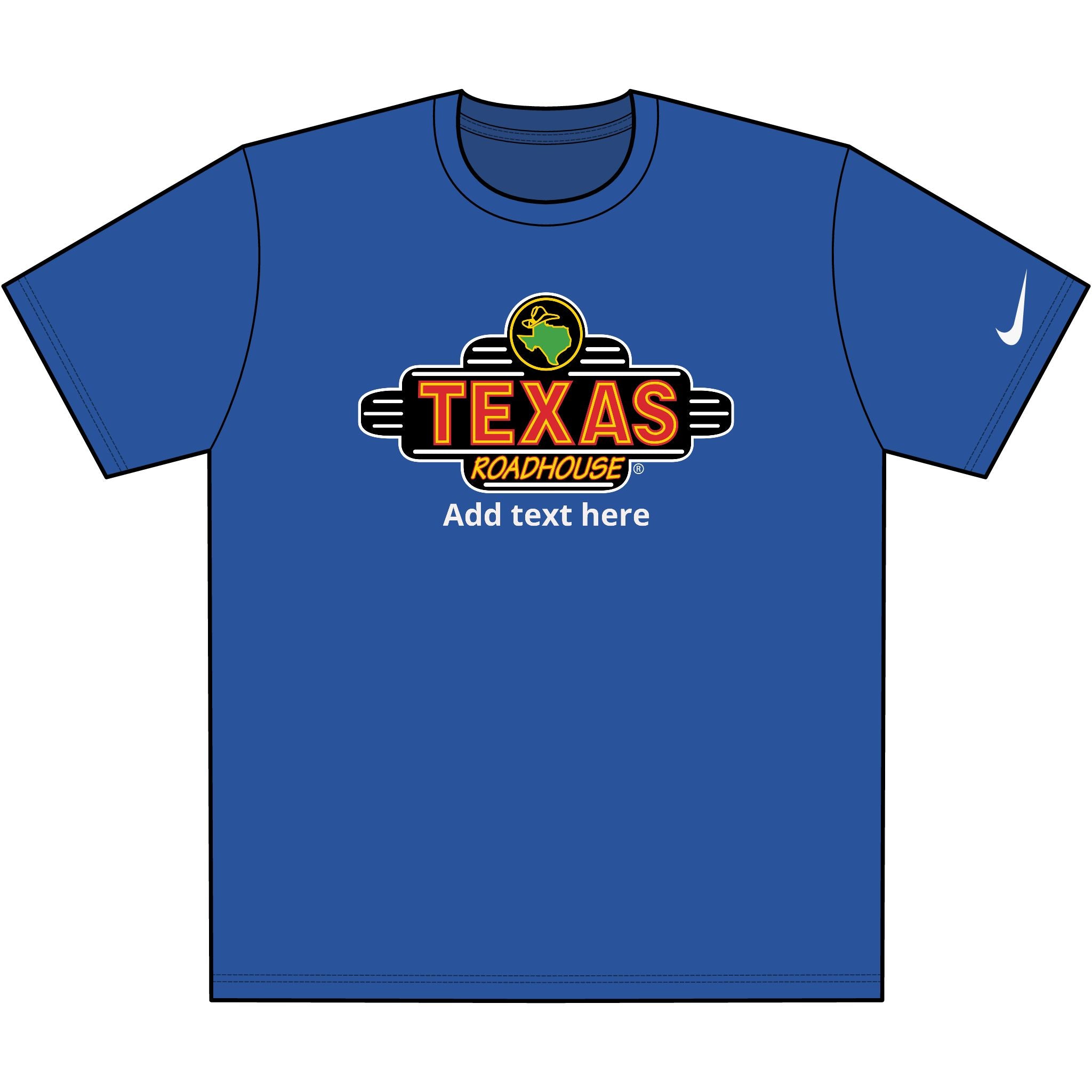 Texas Roadhouse Nike Dri-FIT Cotton/Poly Tee