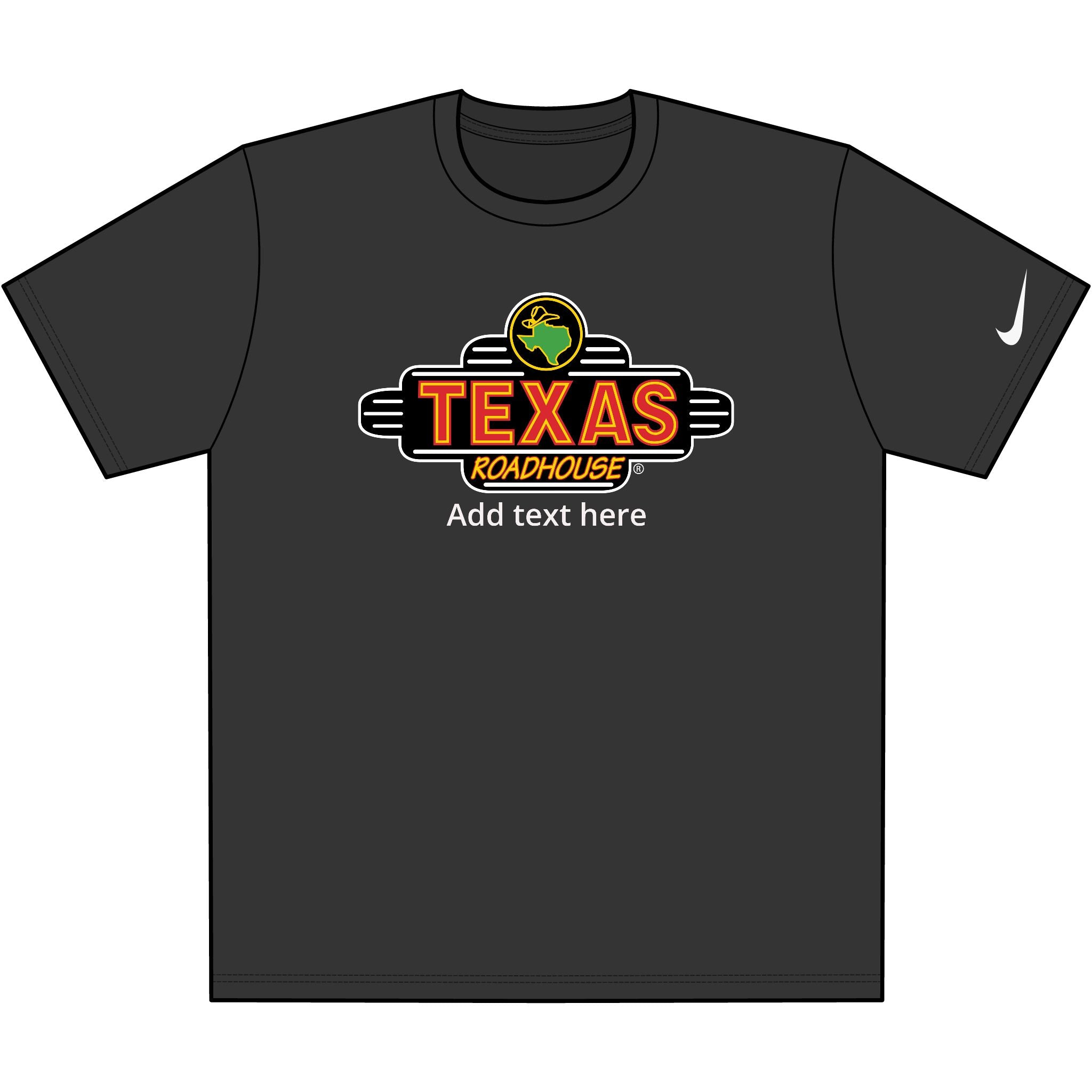 Texas Roadhouse Nike Dri-FIT Cotton/Poly Tee