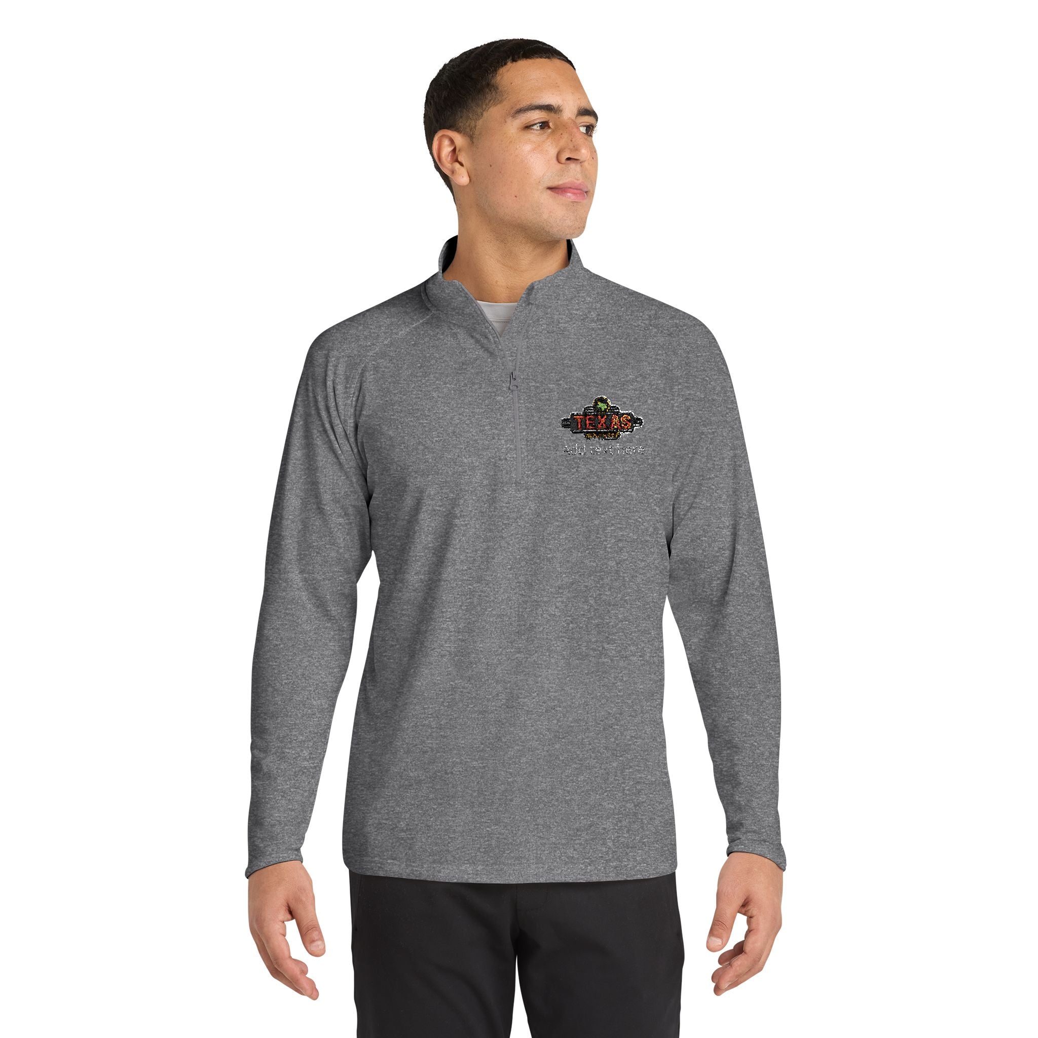 Texas Roadhouse Men's Sport-Tek Sport-Wick Stretch 1/4-Zip Pullover
