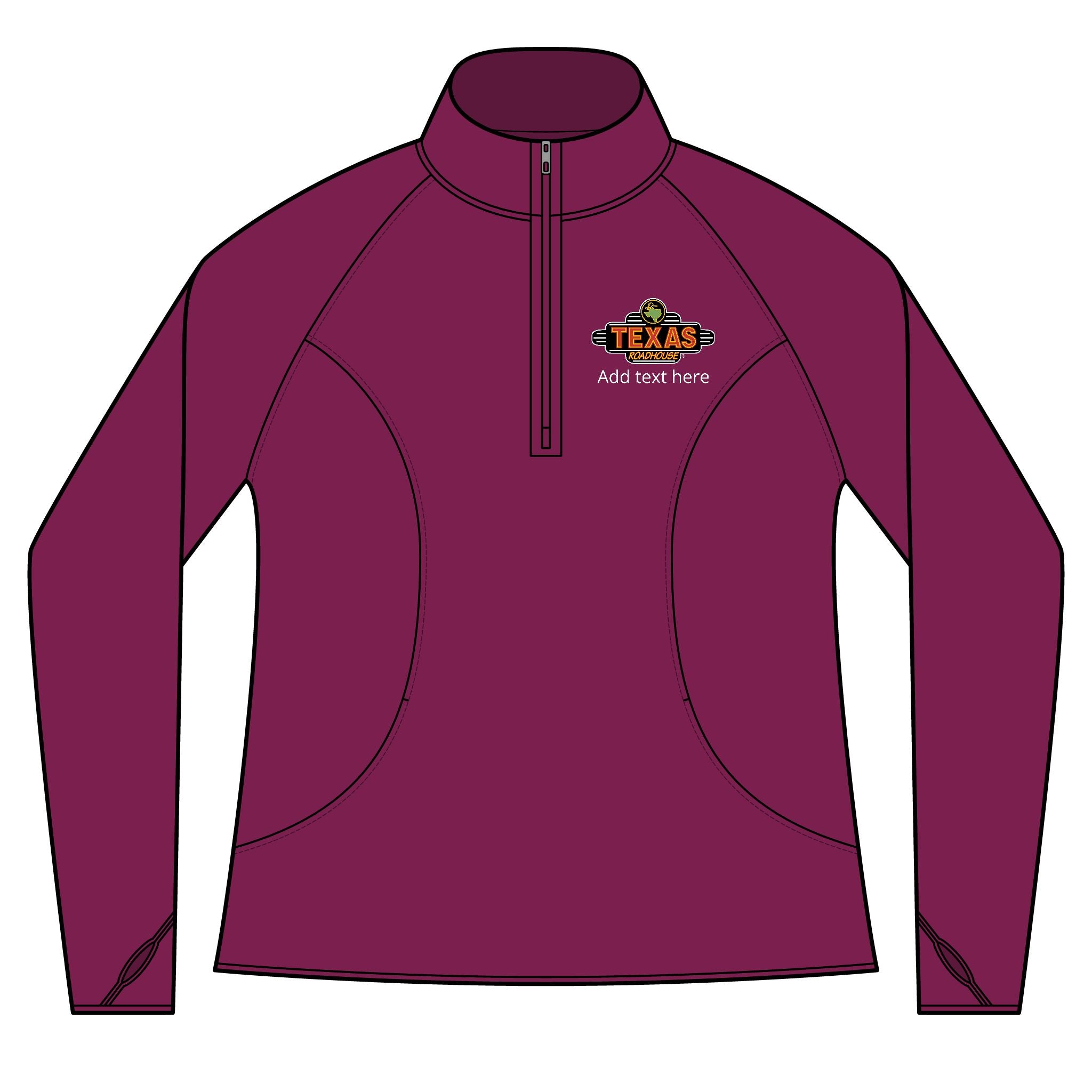 Texas Roadhouse Women's Sport-Tek Sport-Wick Stretch 1/4-Zip Pullover