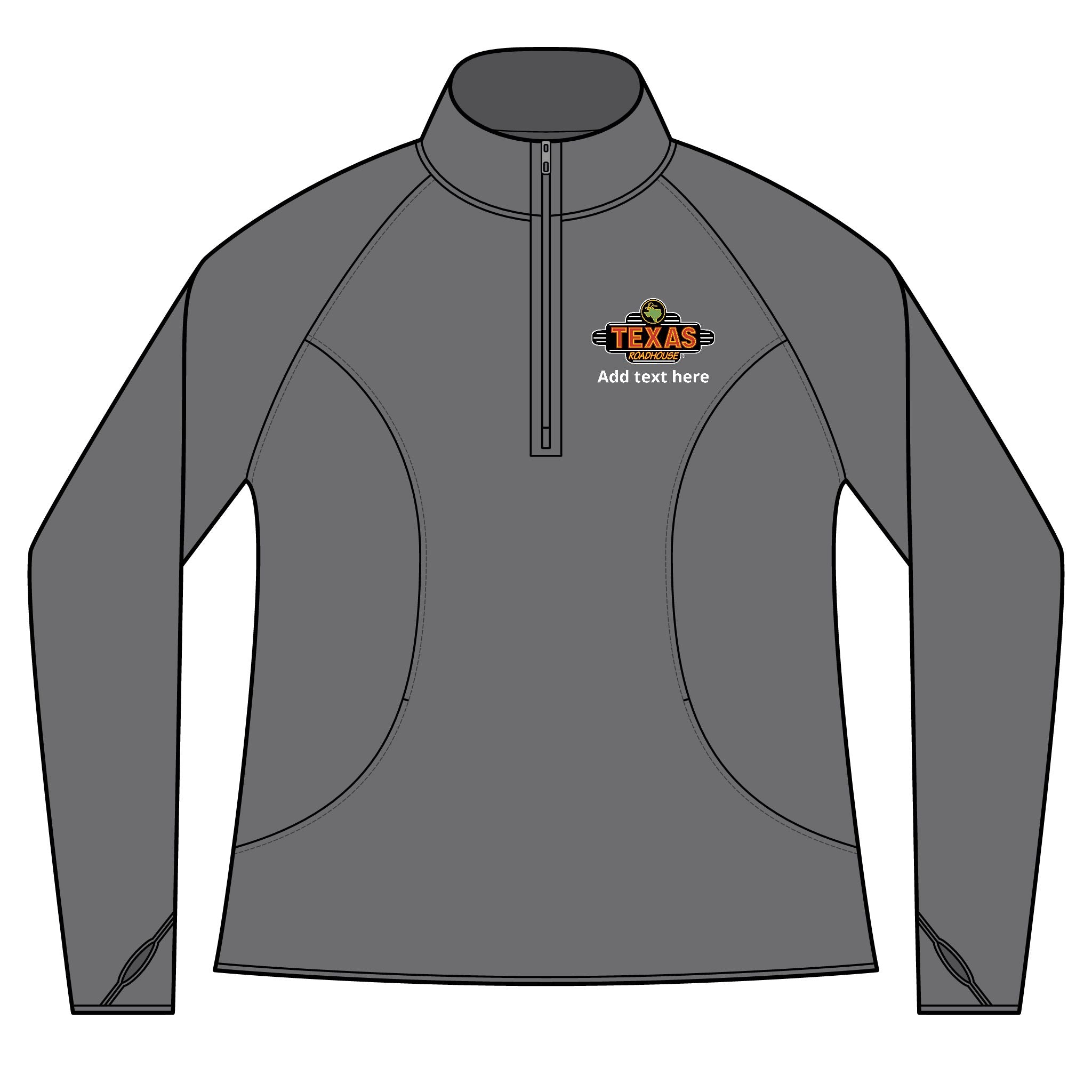 Texas Roadhouse Women's Sport-Tek Sport-Wick Stretch 1/4-Zip Pullover