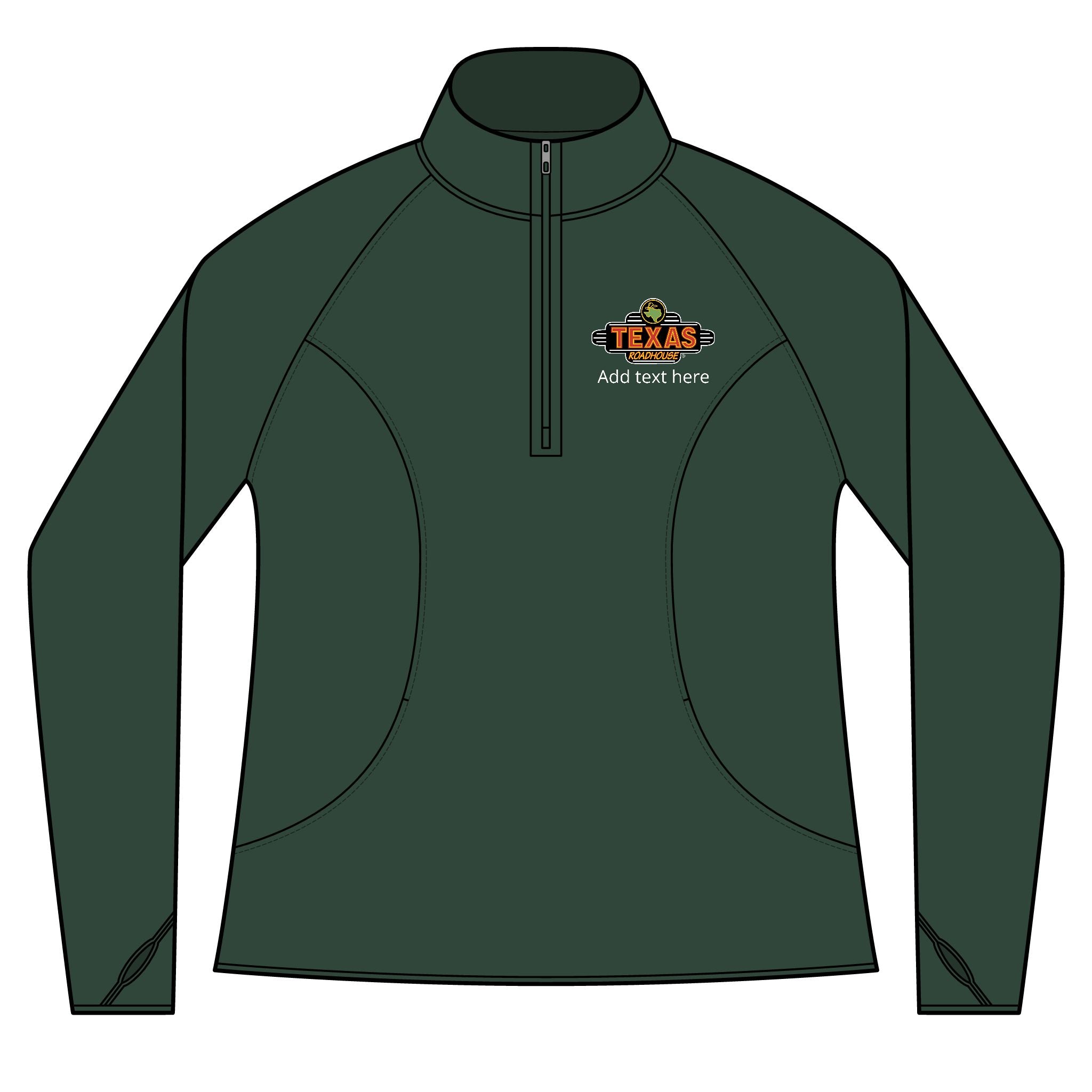 Texas Roadhouse Women's Sport-Tek Sport-Wick Stretch 1/4-Zip Pullover
