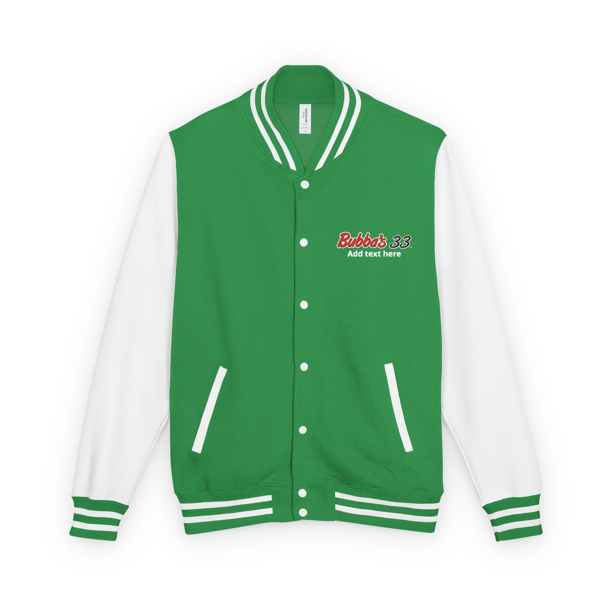Bubba's 33 Unisex Heavyweight Letterman Jacket