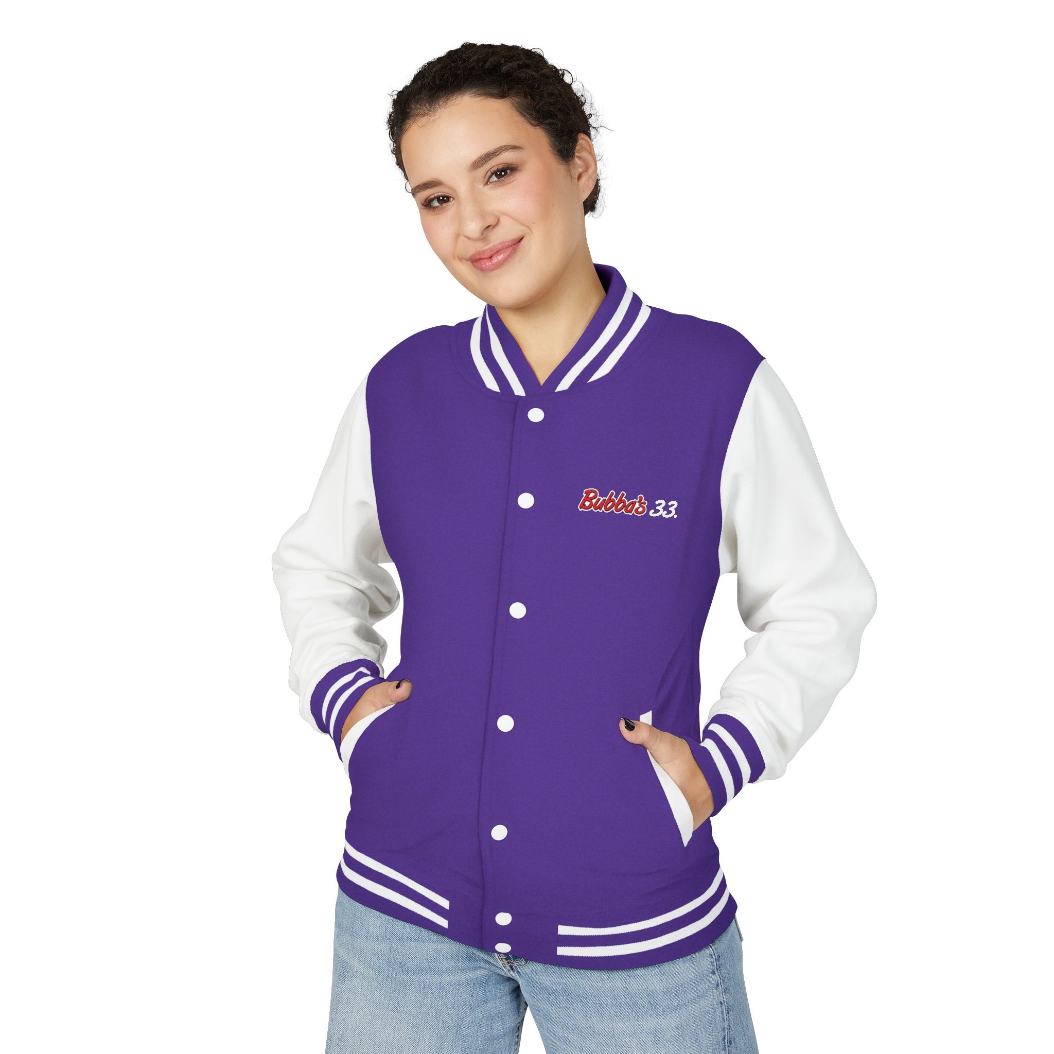 Bubba's 33 Unisex Heavyweight Vintage Letterman Jacket