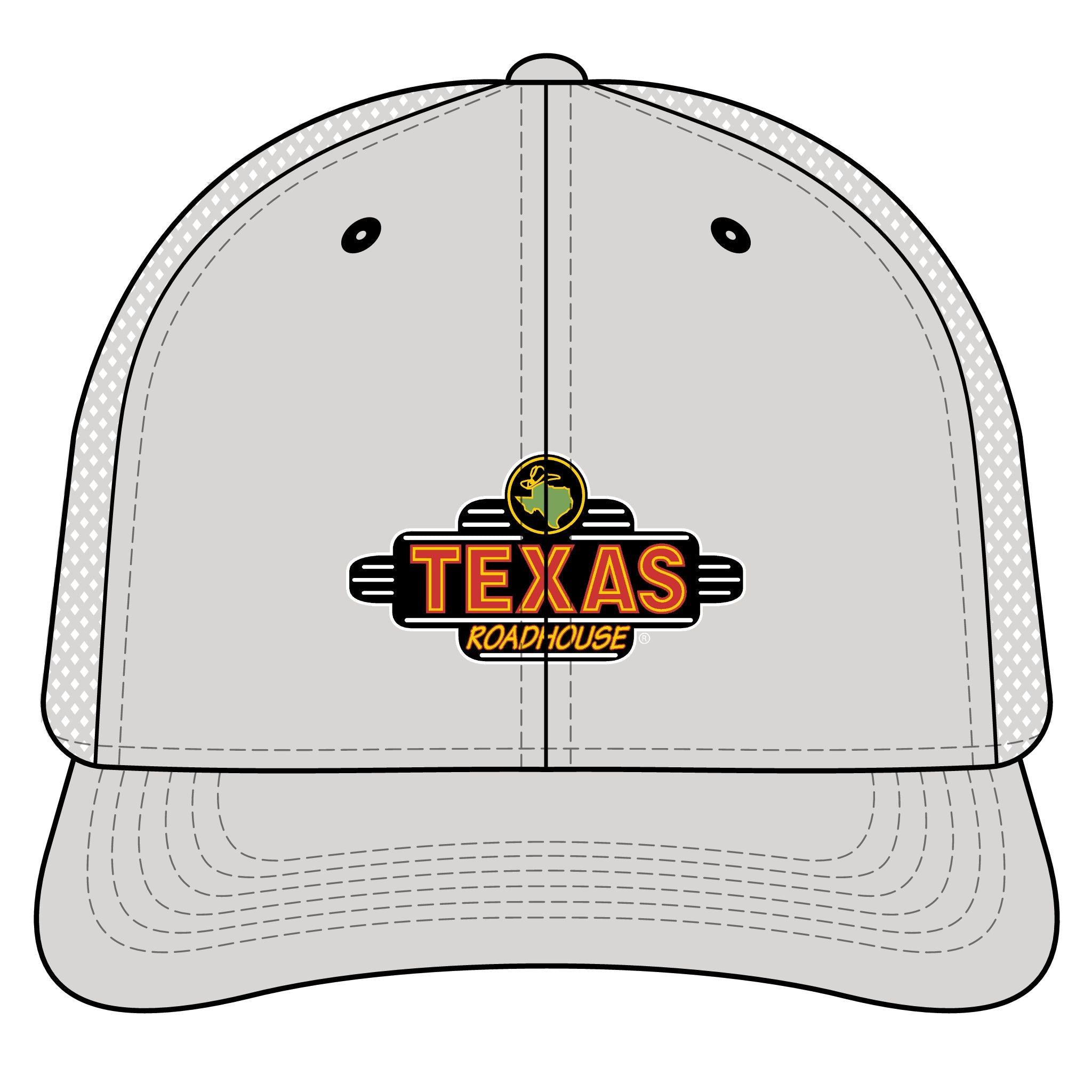 Texas Roadhouse New Era Standard Fit Snapback Mesh Back Trucker Cap